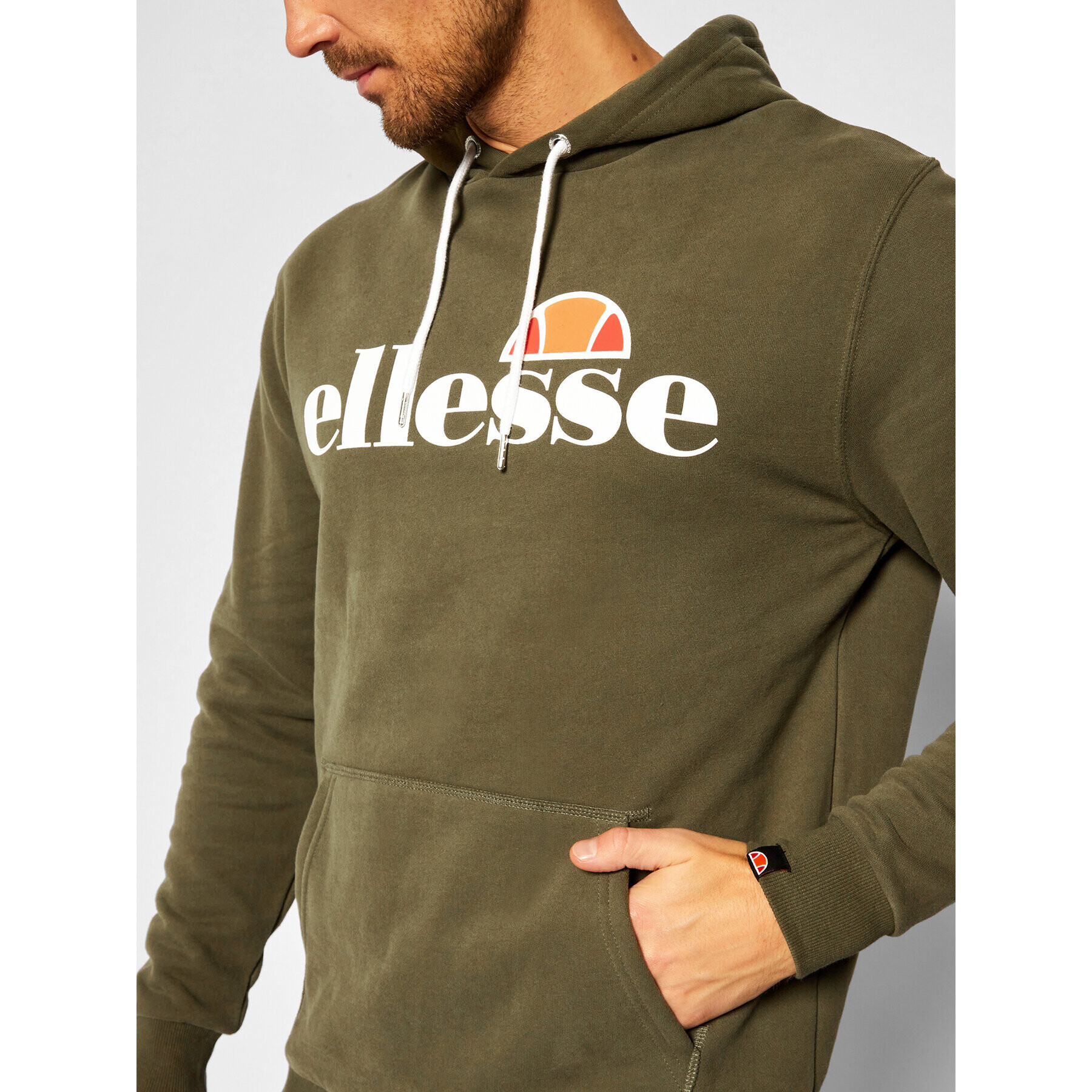 Ellesse Mikina Sl Gottero SHC07407 Zelená Loose Fit - Pepit.cz