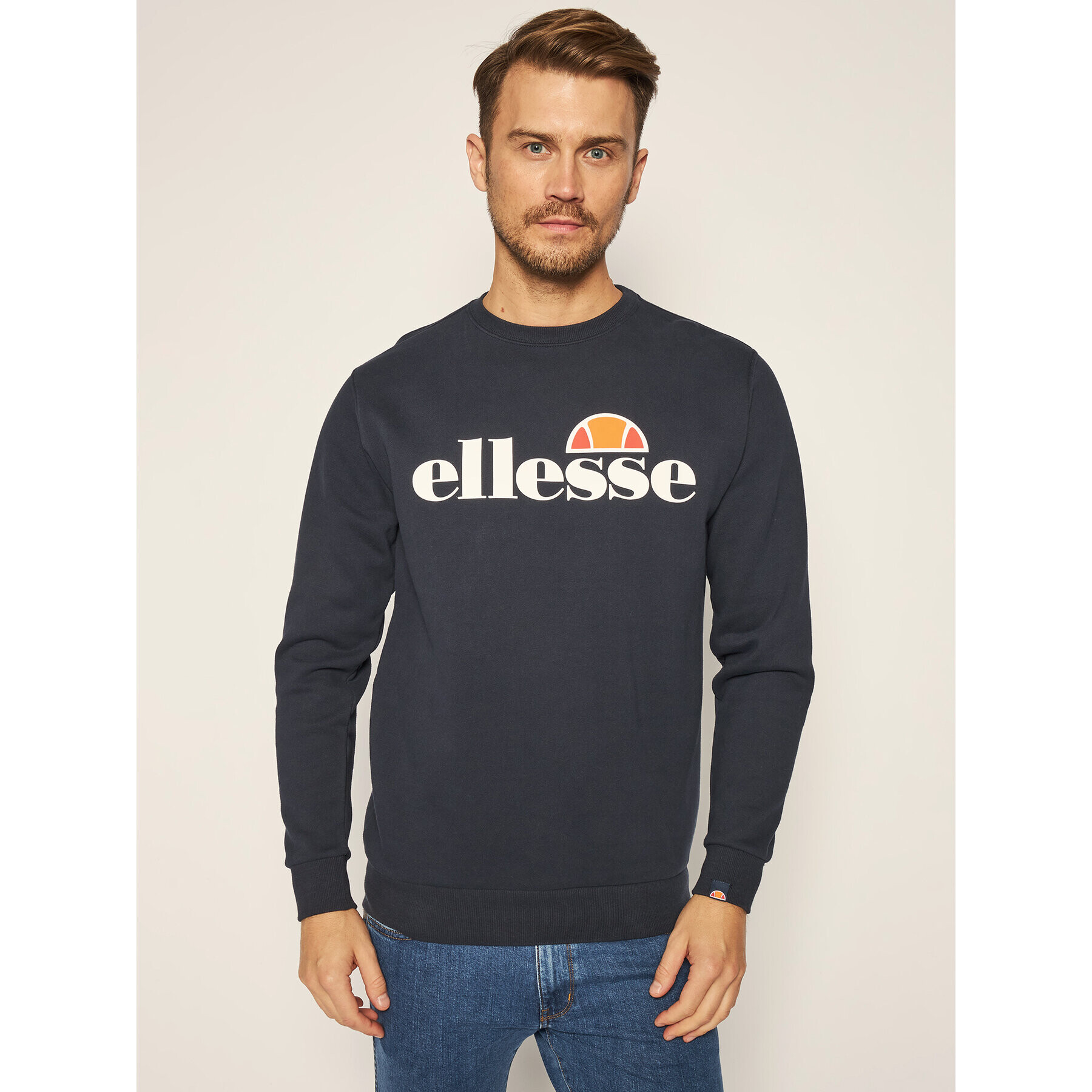 Ellesse Mikina Sl Succiso SHC07930 Tmavomodrá Regular Fit - Pepit.cz