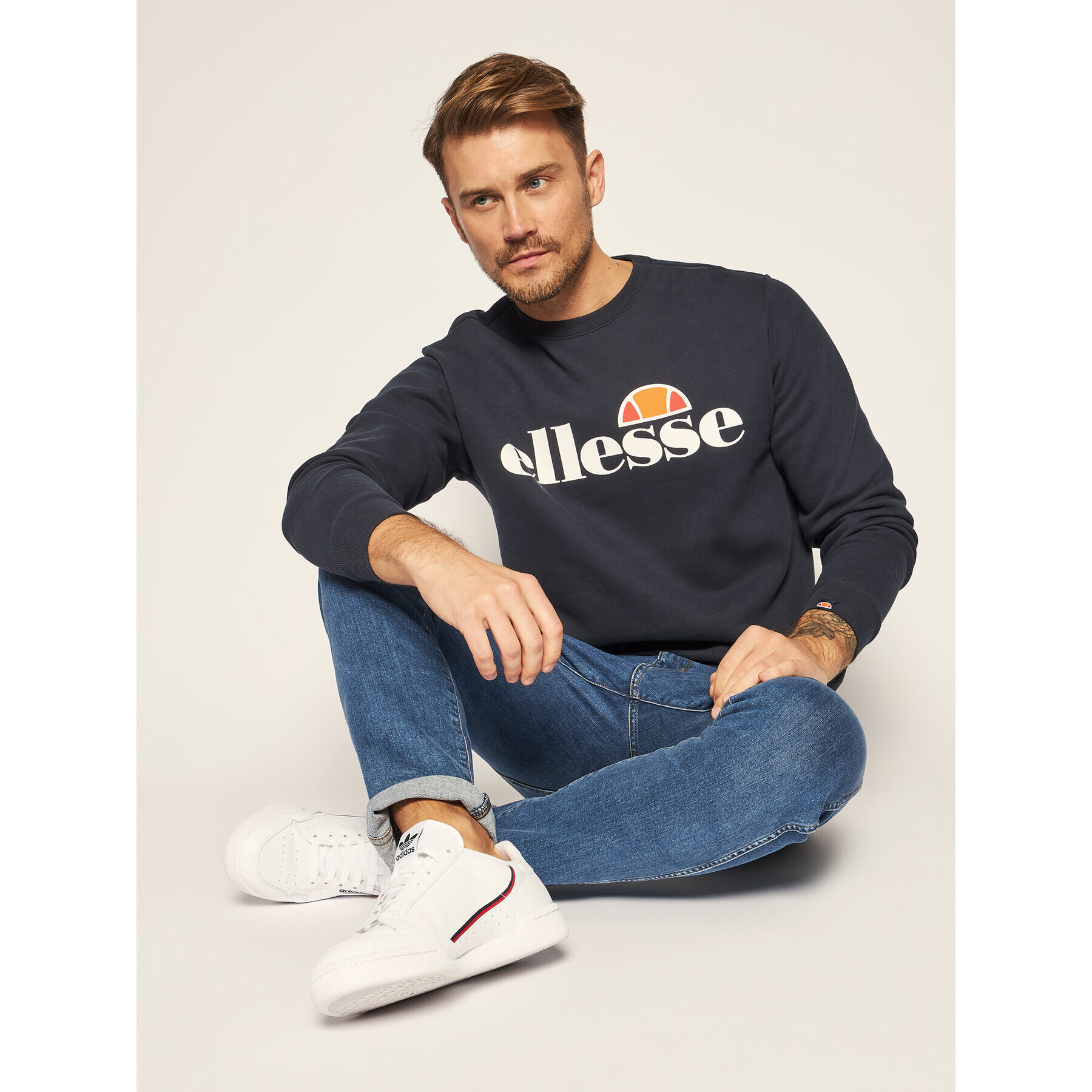 Ellesse Mikina Sl Succiso SHC07930 Tmavomodrá Regular Fit - Pepit.cz