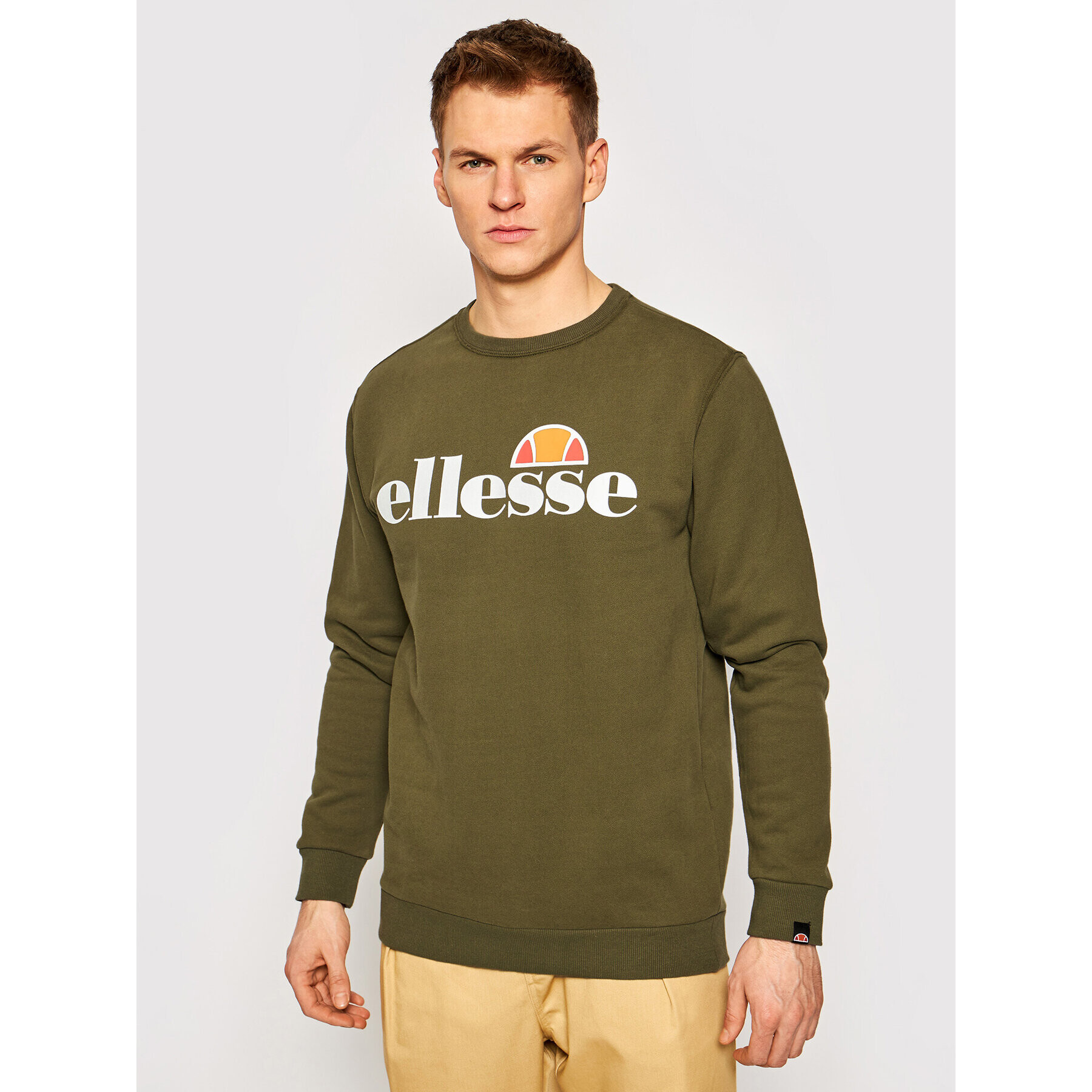 Ellesse Mikina Sl Succiso SHC07930 Zelená Regular Fit - Pepit.cz