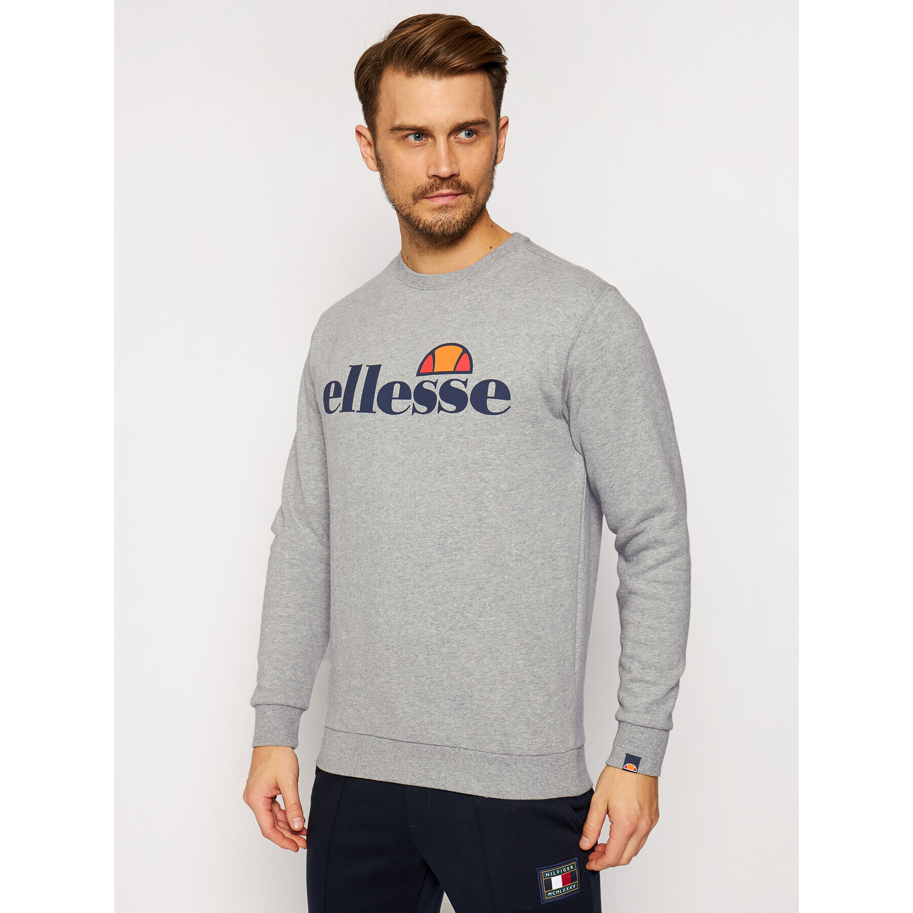 Ellesse Mikina Succiso SHC07930 Šedá Regular Fit - Pepit.cz