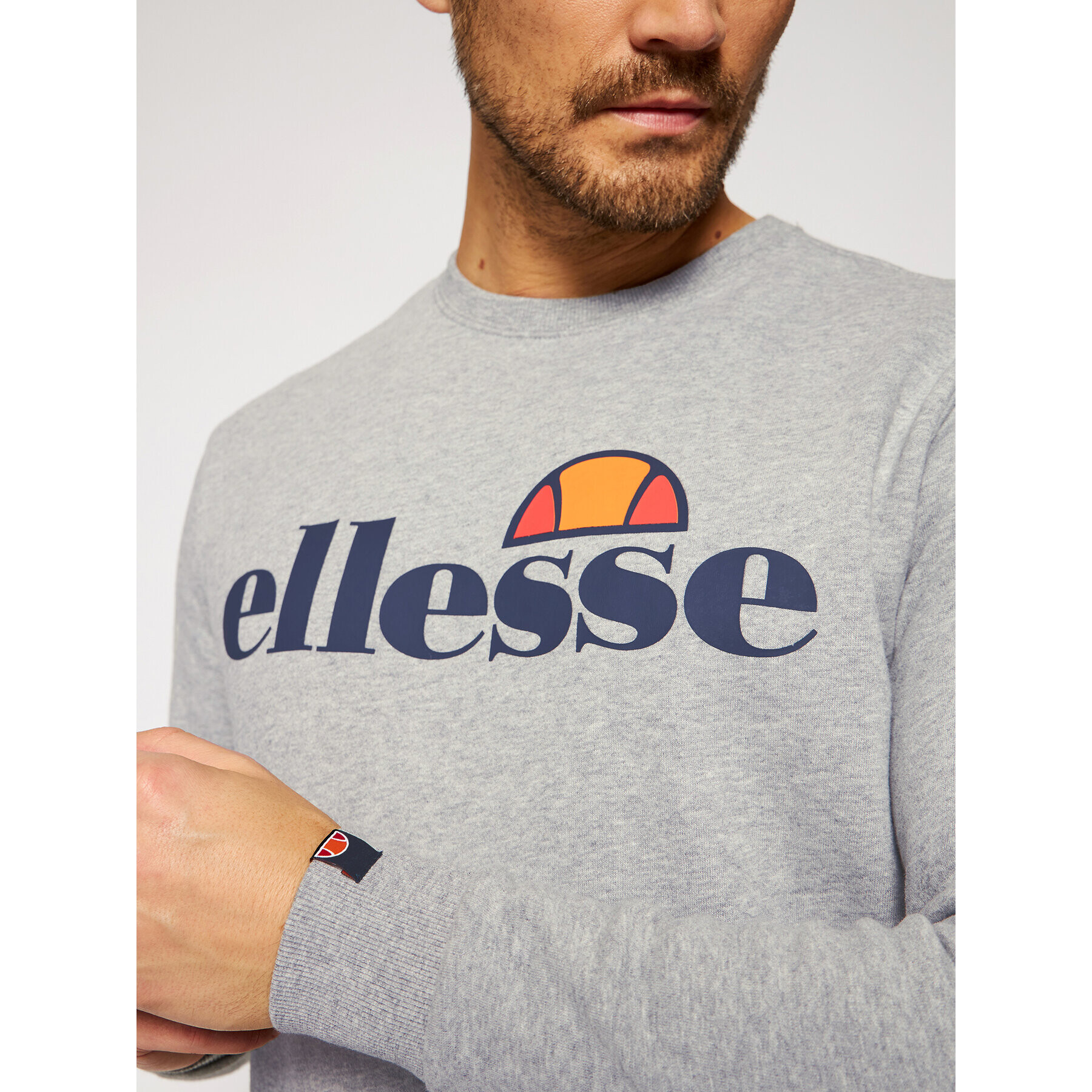 Ellesse Mikina Succiso SHC07930 Šedá Regular Fit - Pepit.cz