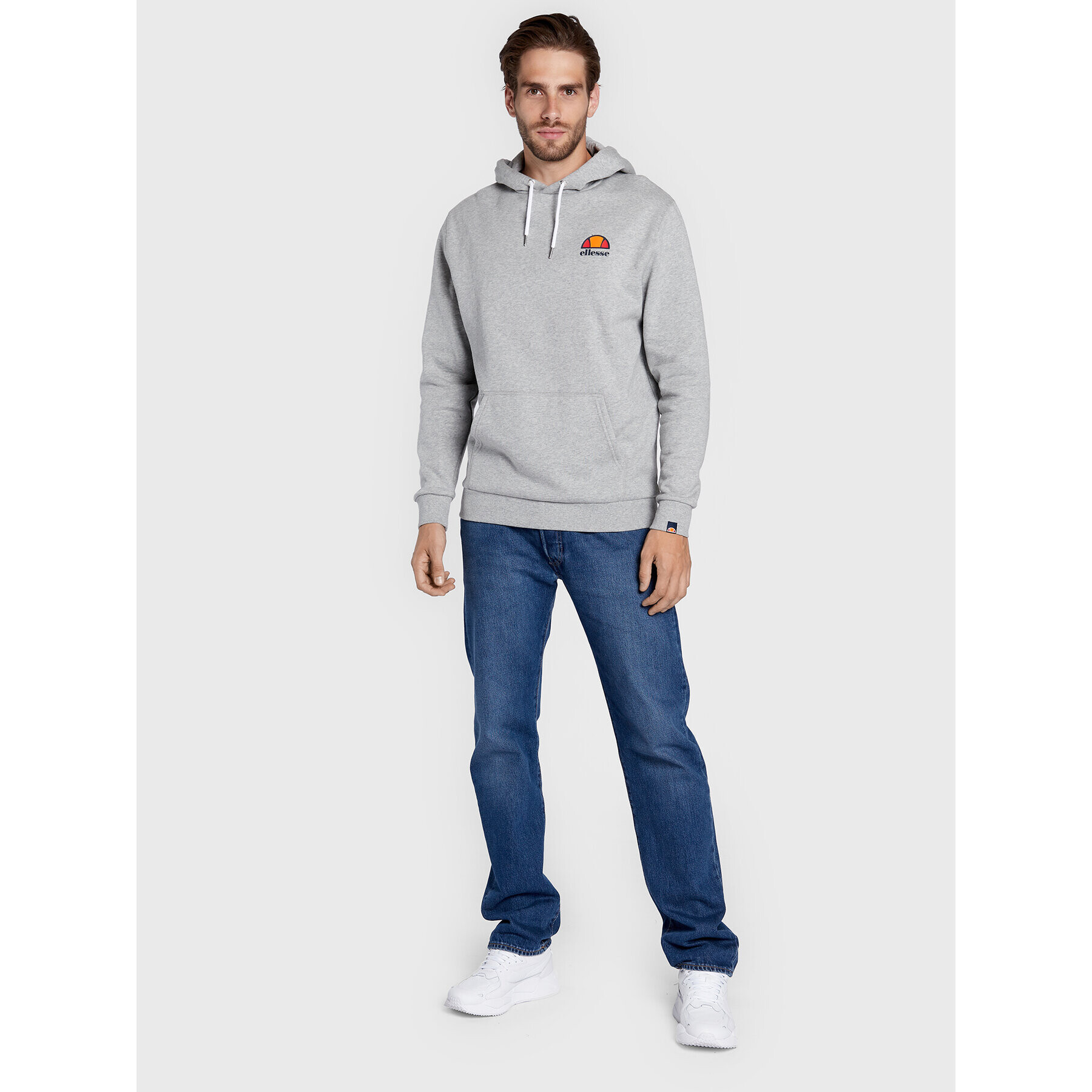 Ellesse Mikina Toce Oh SHS02216 Šedá Regular Fit - Pepit.cz