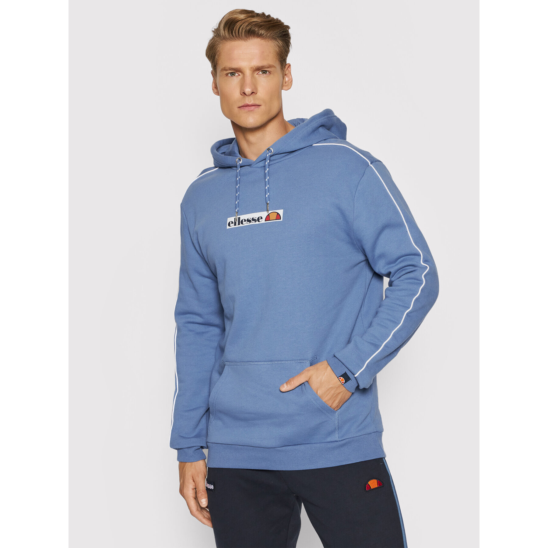 Ellesse Mikina Viridus SHK12190 Modrá Regular Fit - Pepit.cz