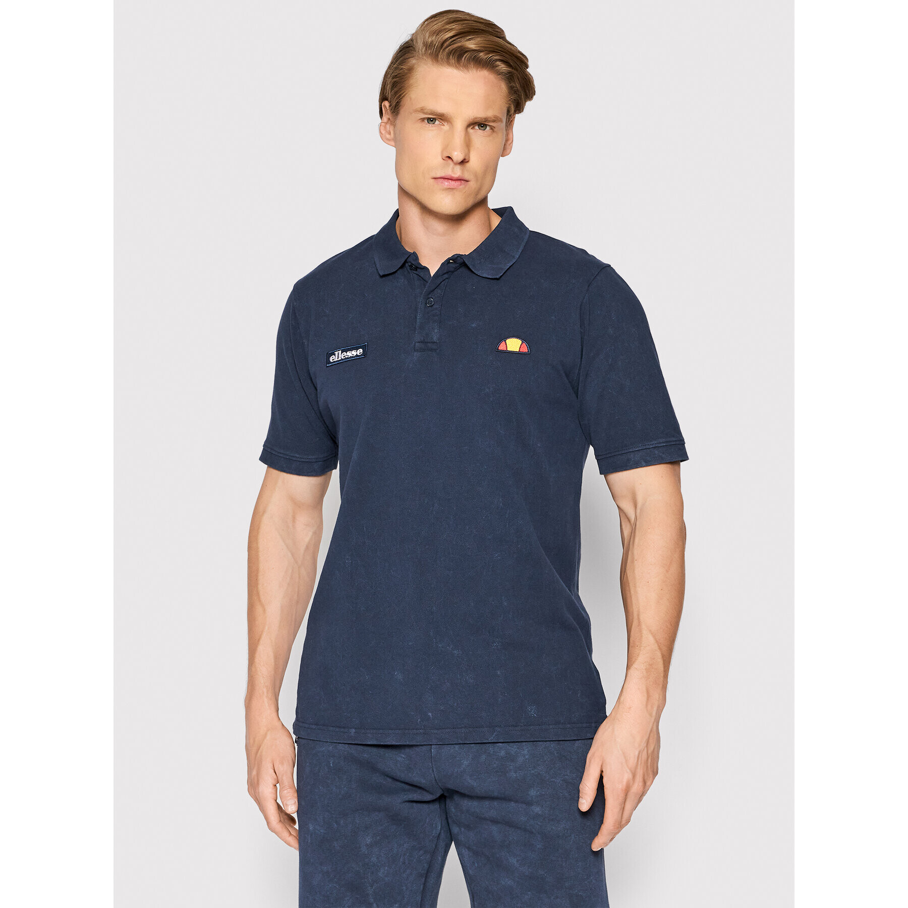 Ellesse Polokošile Montura Caustic SHM14371 Tmavomodrá Regular Fit - Pepit.cz