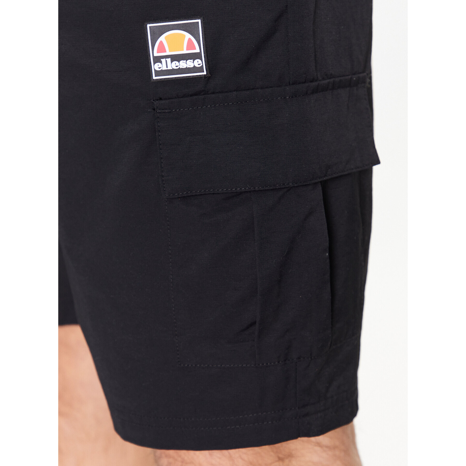 Ellesse Šortky z materiálu Caprera SXR17673 Černá Regular Fit - Pepit.cz