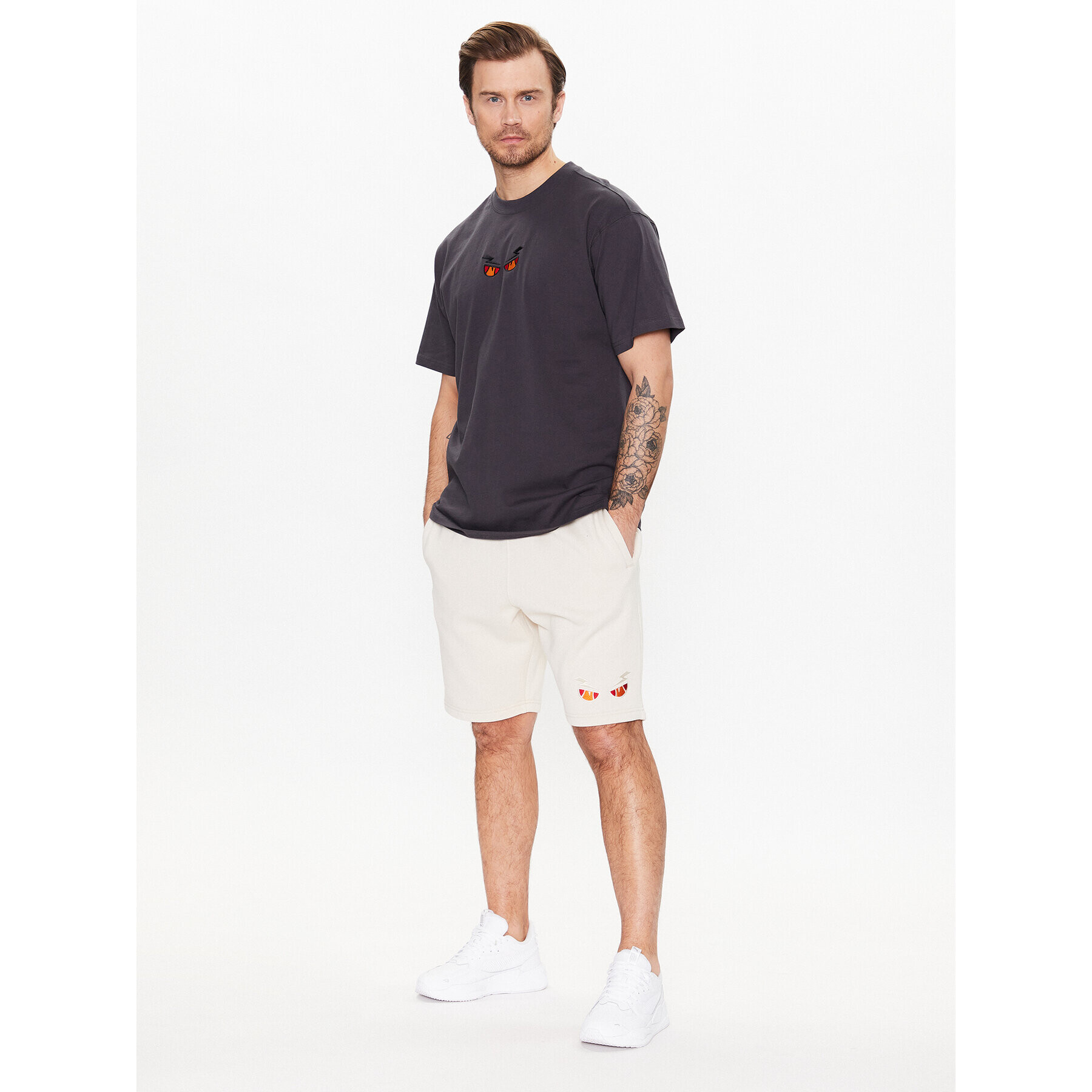 Ellesse Sportovní kraťasy Agusto SHR18011 Béžová Regular Fit - Pepit.cz