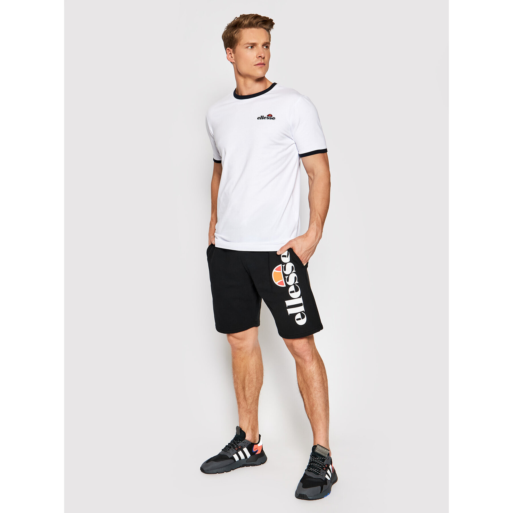 Ellesse Sportovní kraťasy Bossini SHS08748 Černá Regular Fit - Pepit.cz