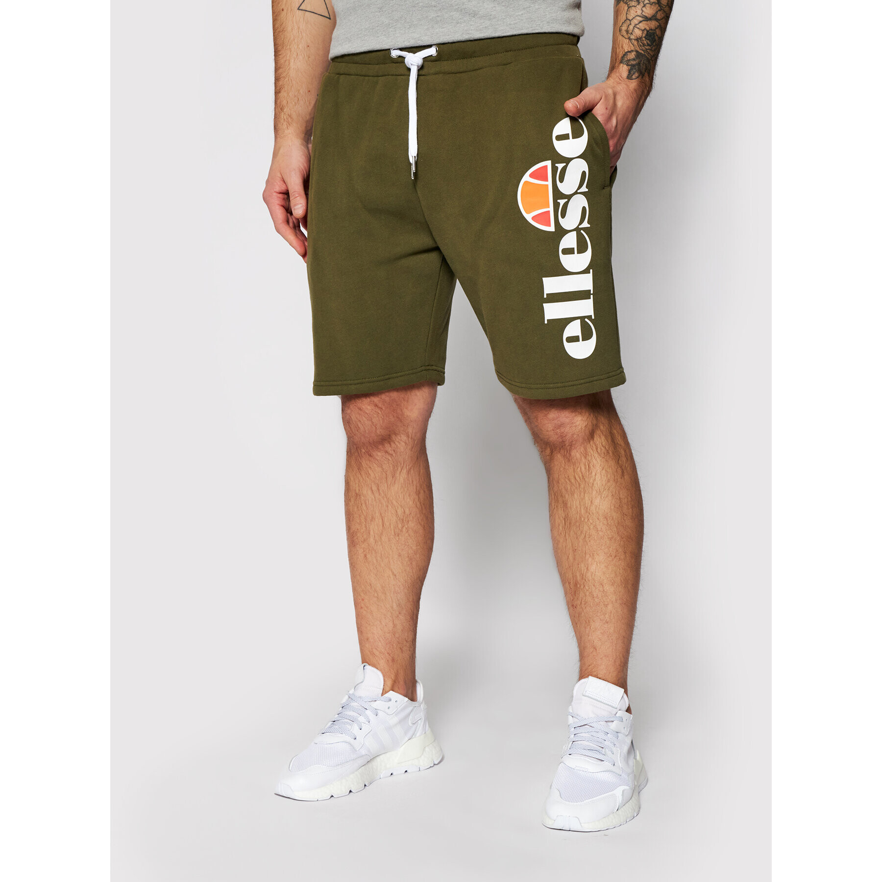 Ellesse Sportovní kraťasy Bossini SHS08748 Zelená Regular Fit - Pepit.cz