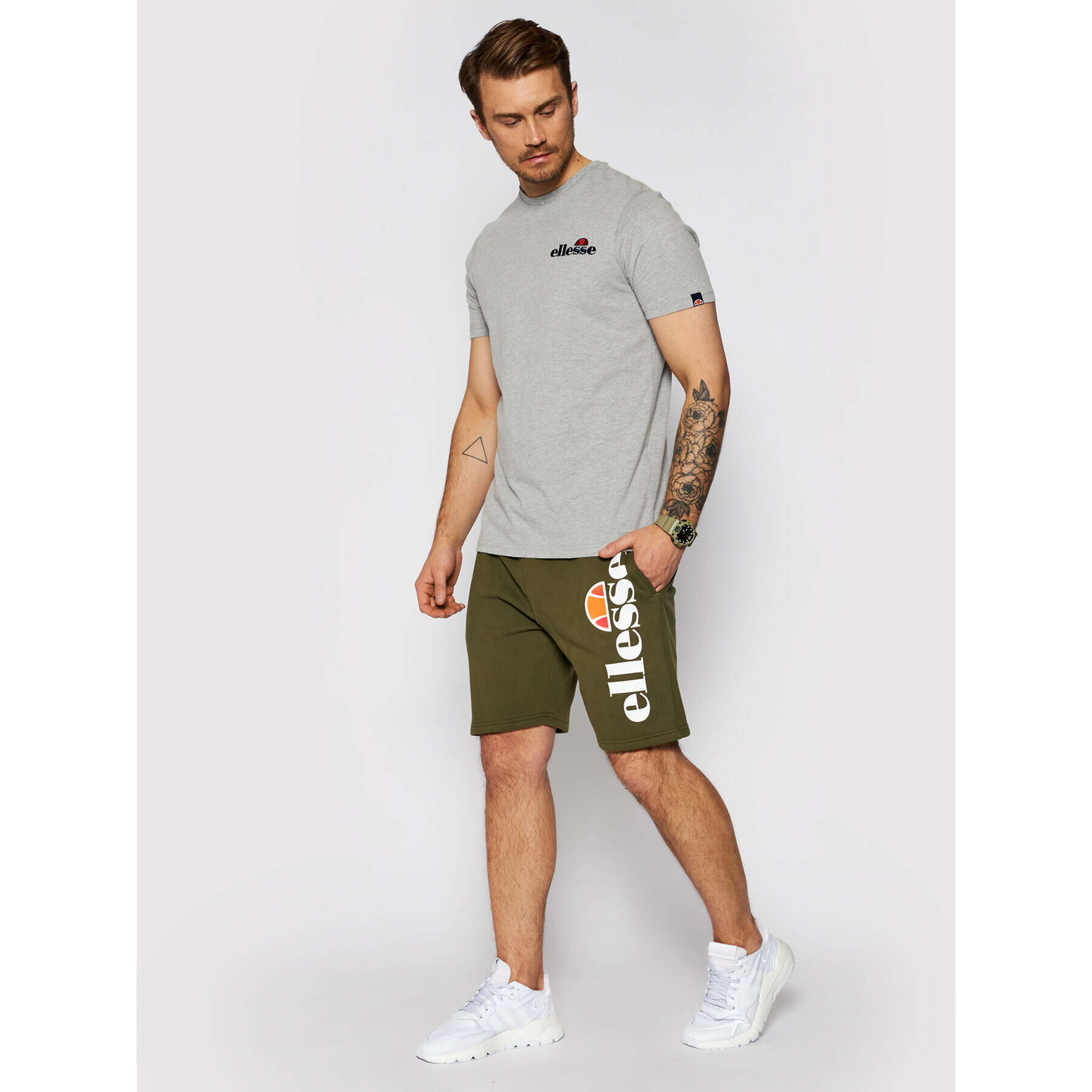 Ellesse Sportovní kraťasy Bossini SHS08748 Zelená Regular Fit - Pepit.cz