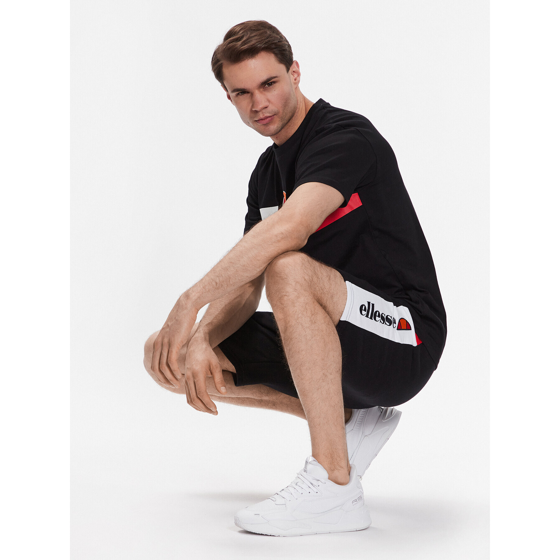 Ellesse Sportovní kraťasy Bratani SHR14833 Černá Regular Fit - Pepit.cz