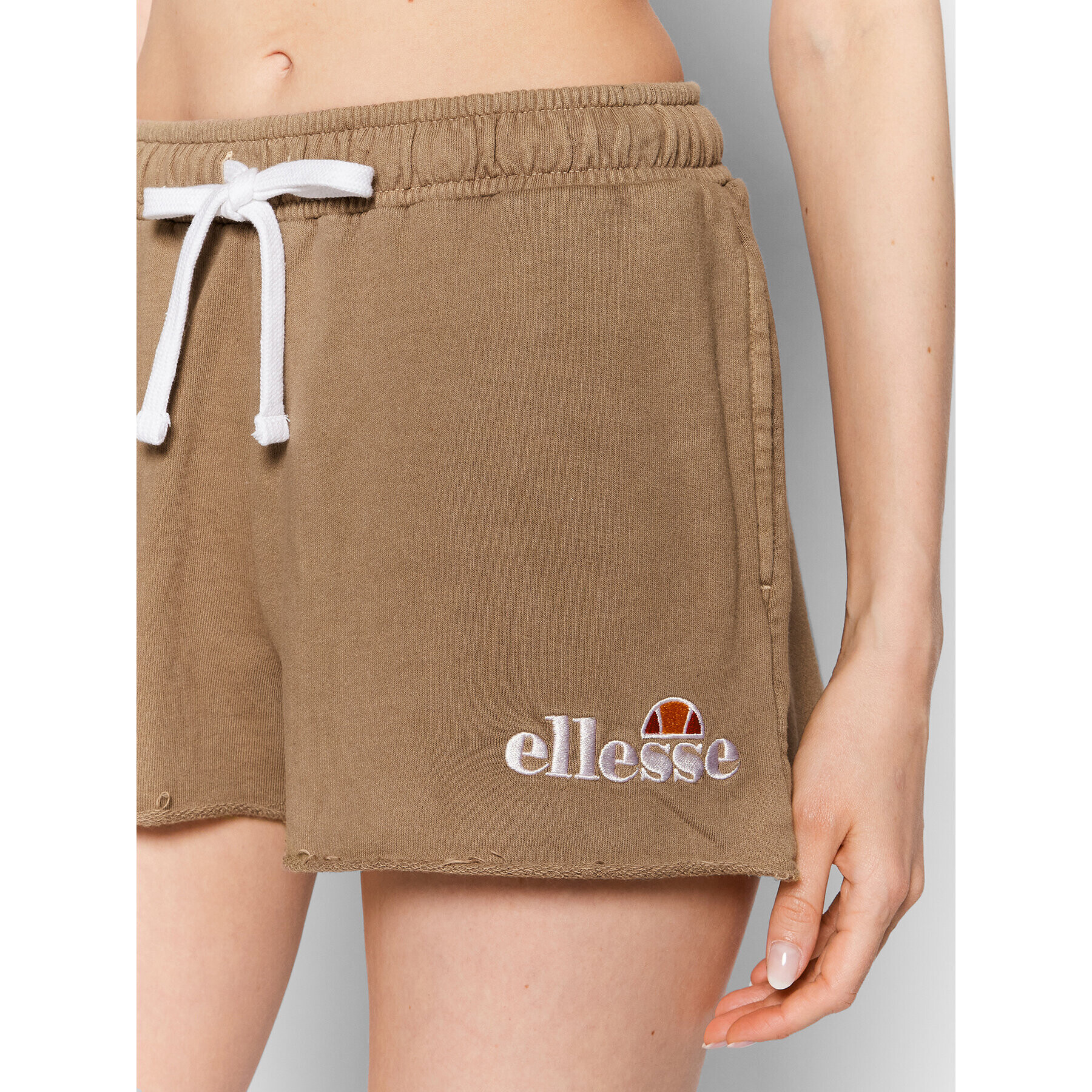 Ellesse Sportovní kraťasy Colieur SGM14015 Hnědá Regular Fit - Pepit.cz