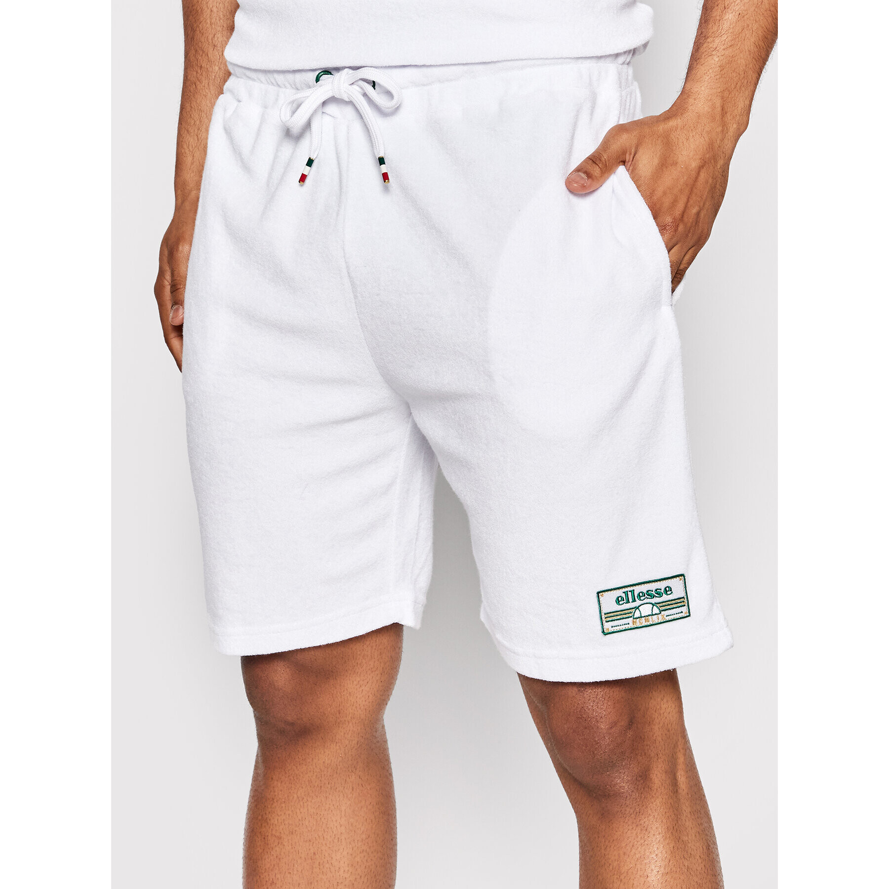 Ellesse Sportovní kraťasy Diavola SHN15009 Bílá Regular Fit - Pepit.cz