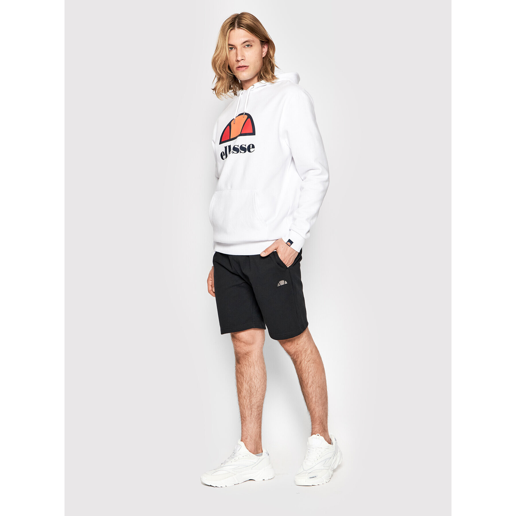 Ellesse Sportovní kraťasy Dormo SHM14224 Černá Regular Fit - Pepit.cz