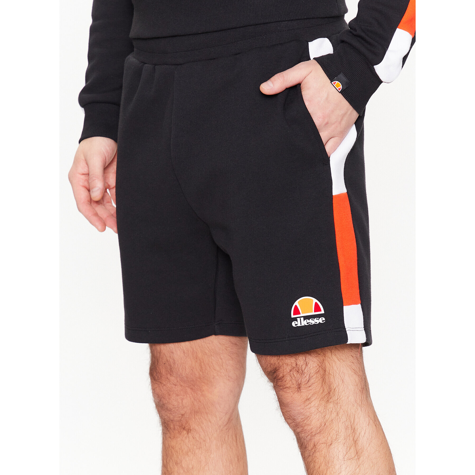 Ellesse Sportovní kraťasy Farnia SXR17845 Černá Regular Fit - Pepit.cz