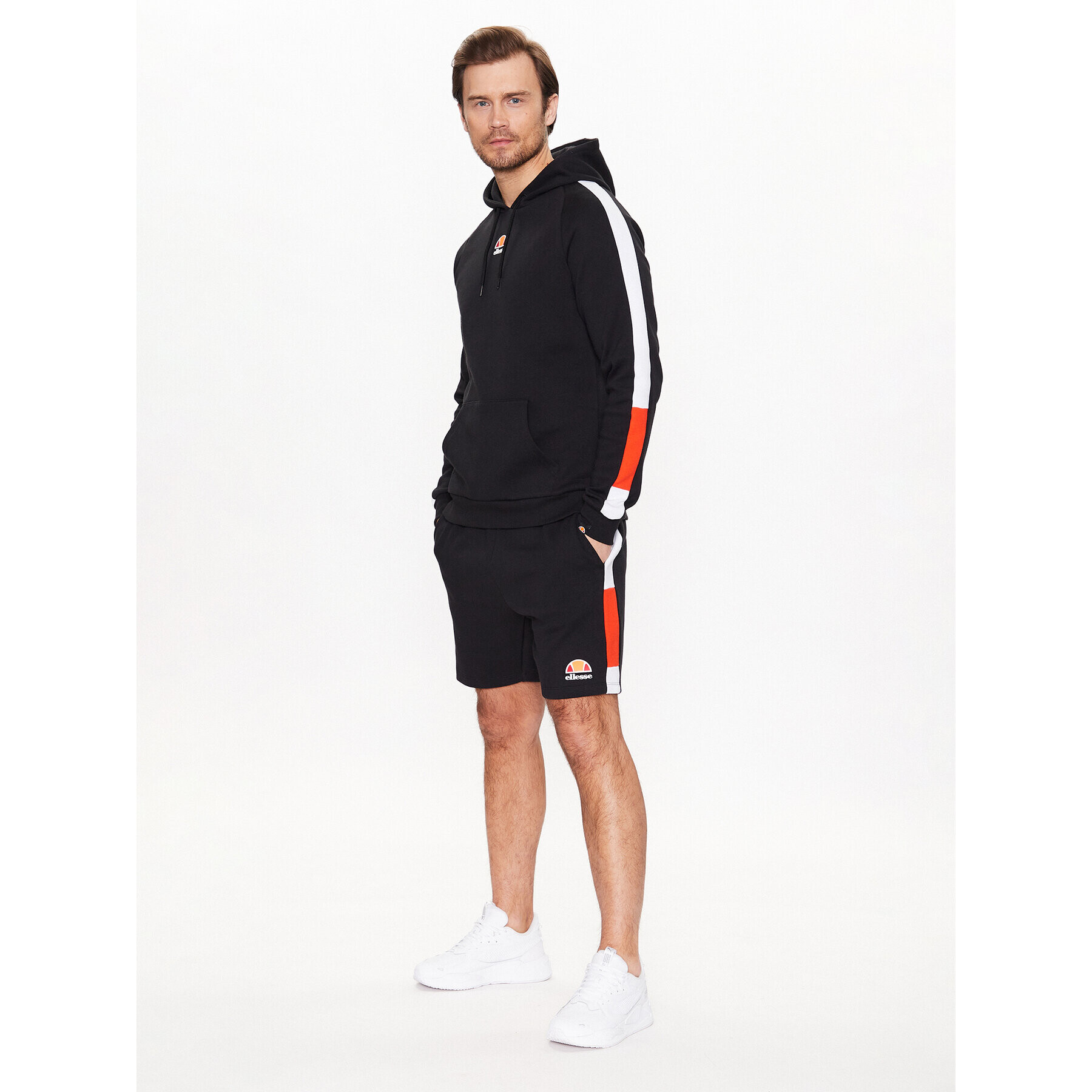 Ellesse Sportovní kraťasy Farnia SXR17845 Černá Regular Fit - Pepit.cz