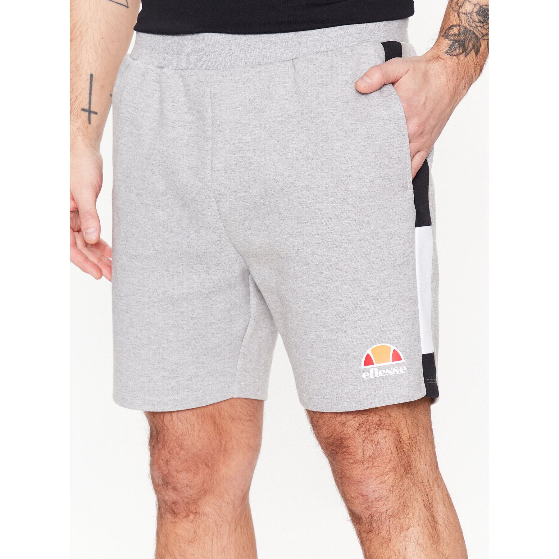 Ellesse Sportovní kraťasy Farnia SXR17845 Šedá Regular Fit - Pepit.cz