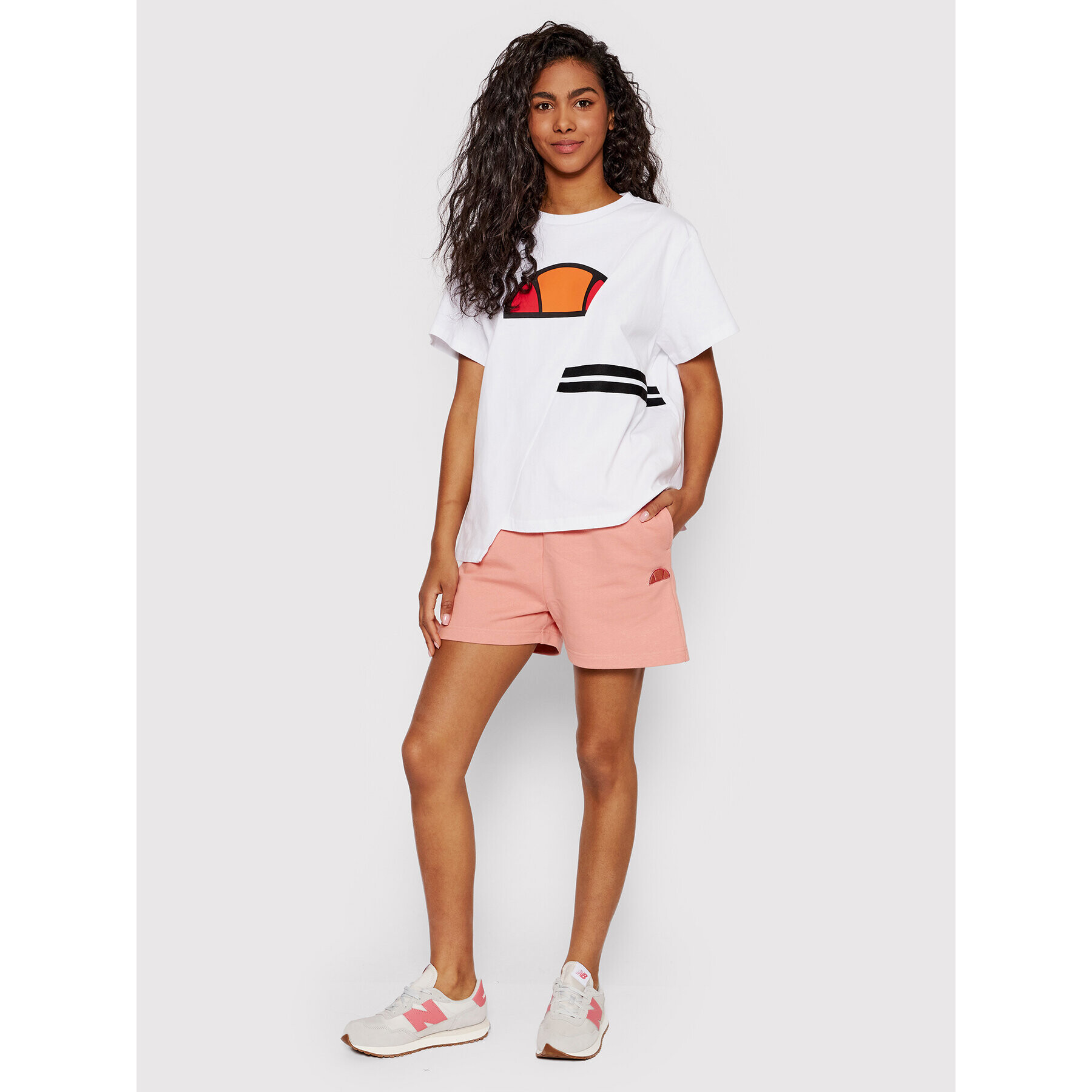 Ellesse Sportovní kraťasy Nanoarrow SGM14159 Růžová Regular Fit - Pepit.cz