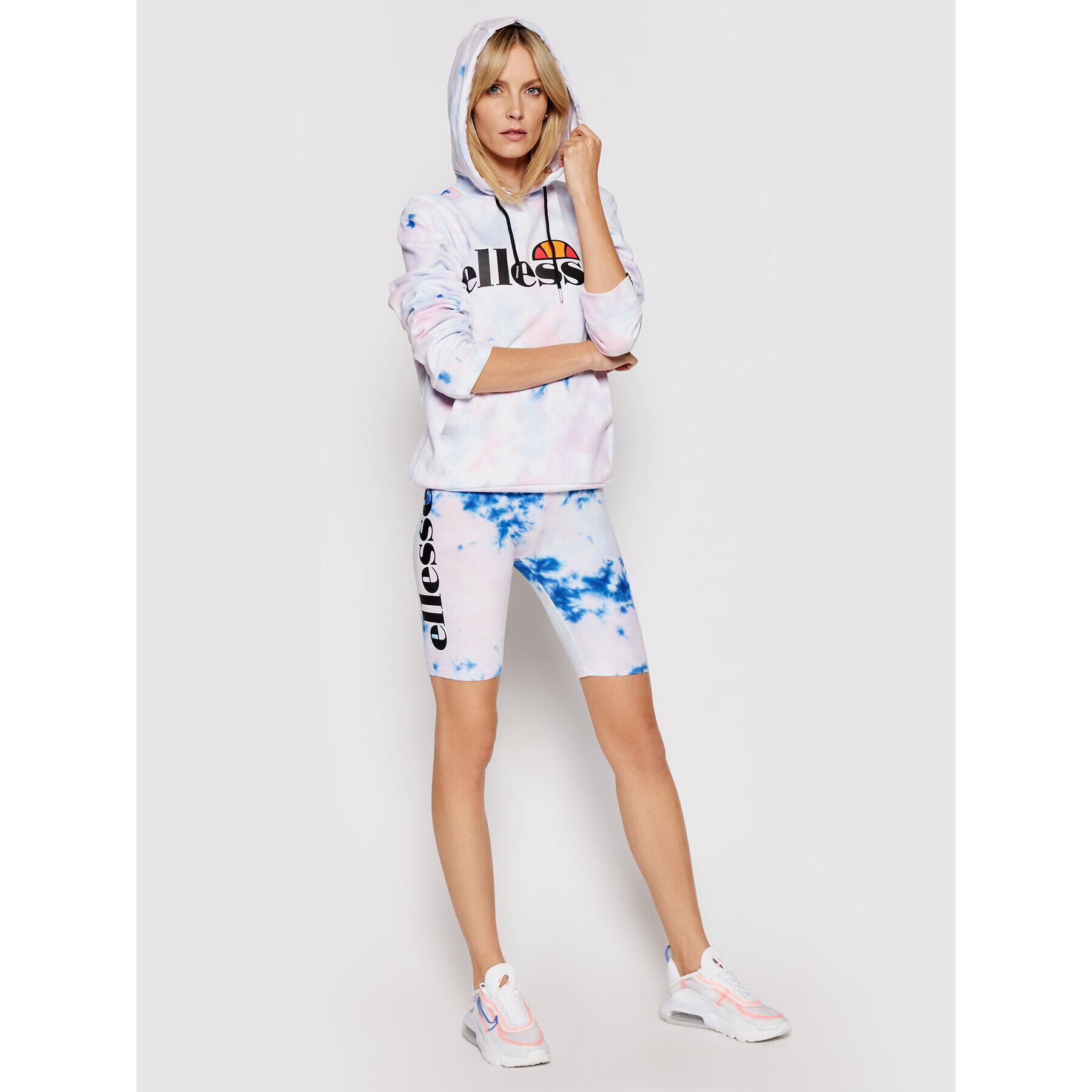 Ellesse Sportovní kraťasy Tour Tie Dye SGI11335 Barevná Slim Fit - Pepit.cz