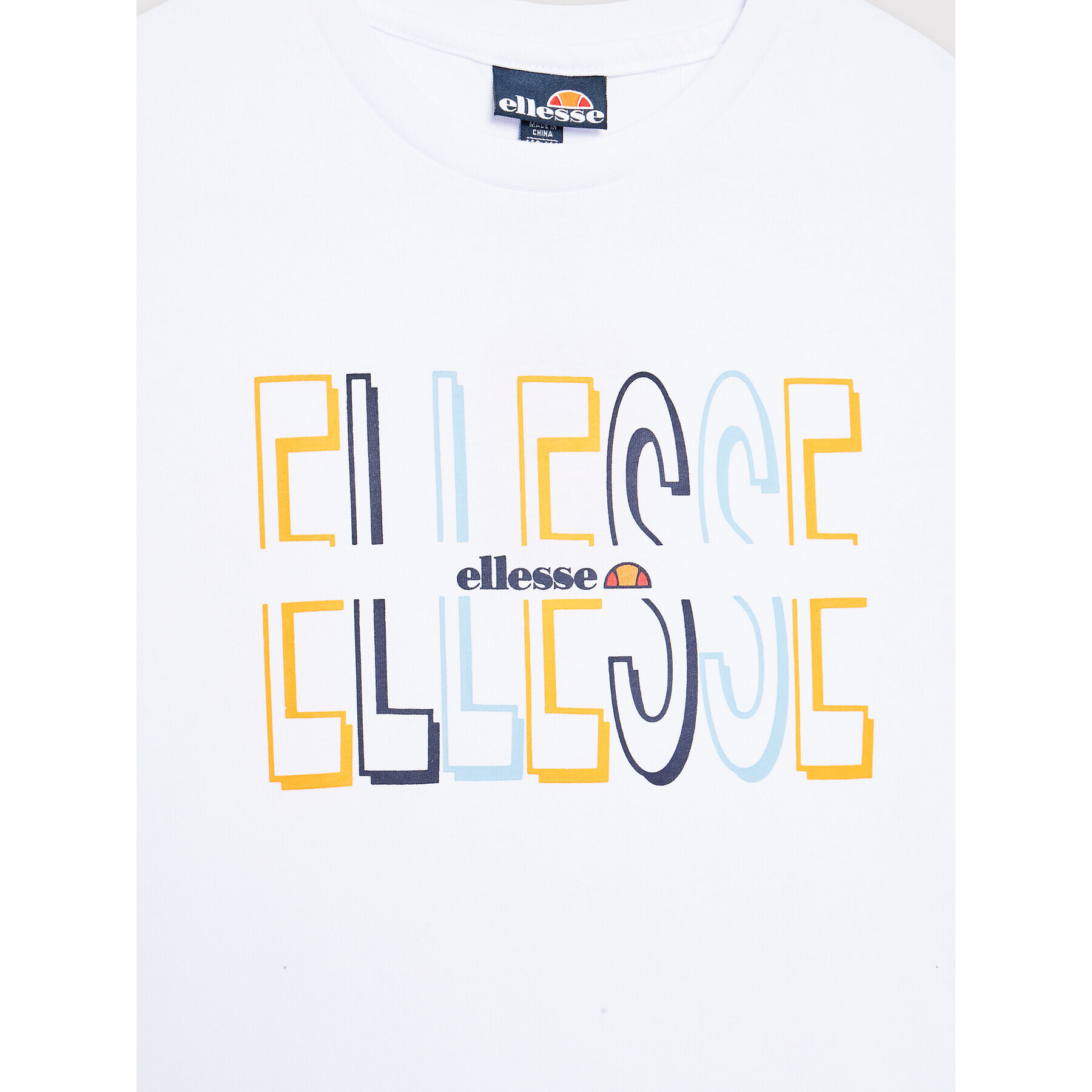 Ellesse T-Shirt S3N15333 Bílá Regular Fit - Pepit.cz