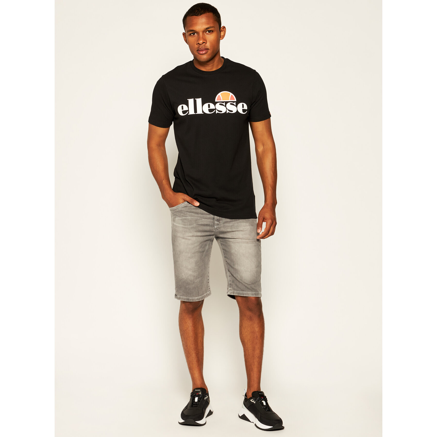 Ellesse T-Shirt Sl Prado Tee SHC07405 Černá Regular Fit - Pepit.cz