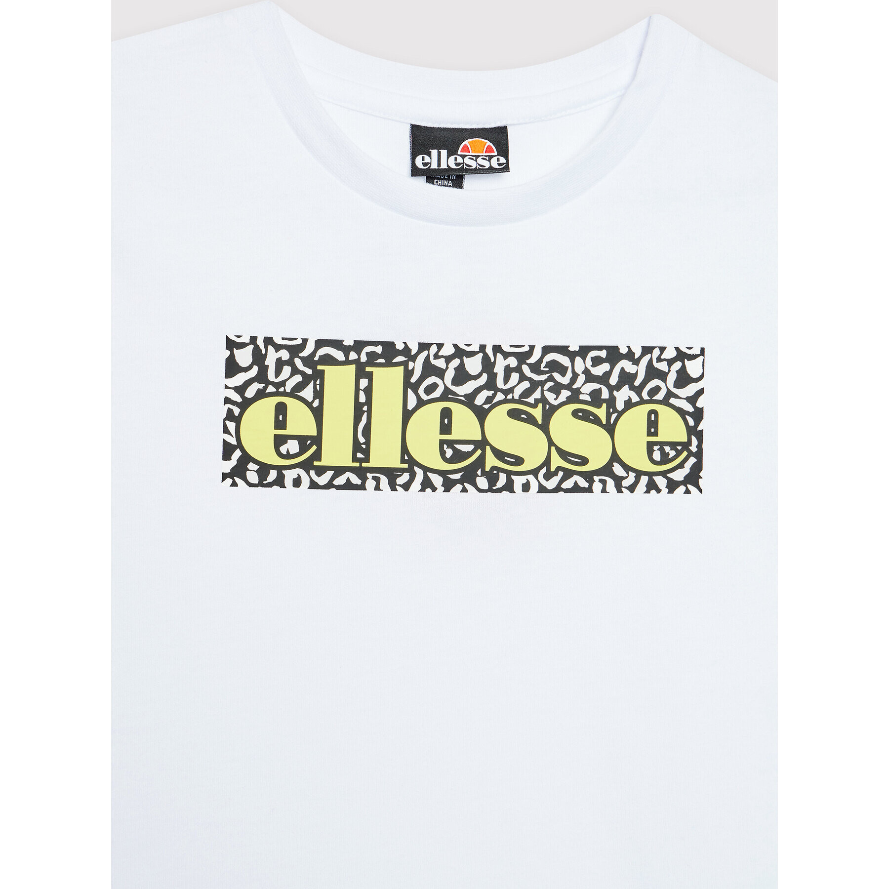 Ellesse T-Shirt Zebrato S4N15289 Bílá Regular Fit - Pepit.cz