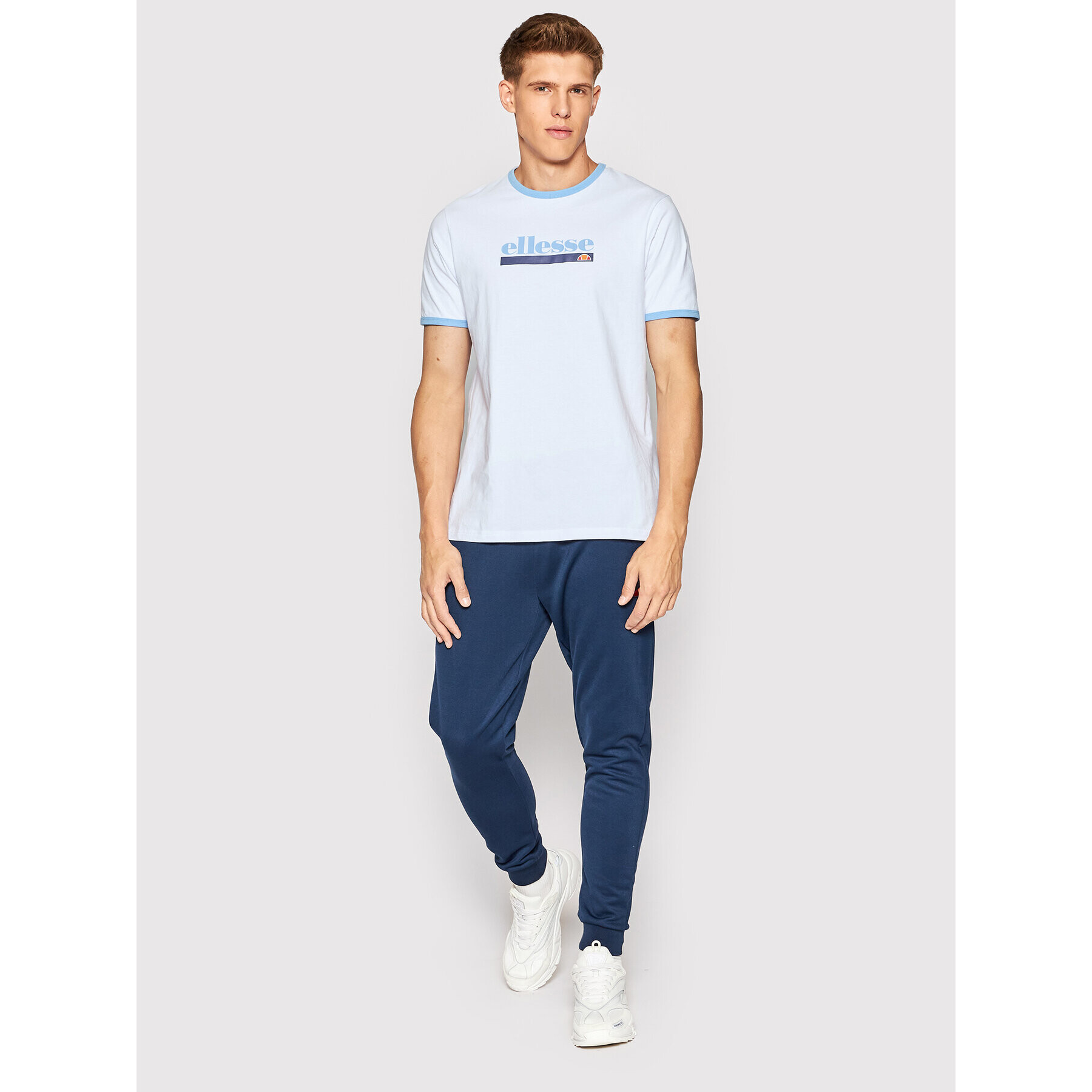 Ellesse Teplákové kalhoty Bertoni SHL04351 Tmavomodrá Regular Fit - Pepit.cz