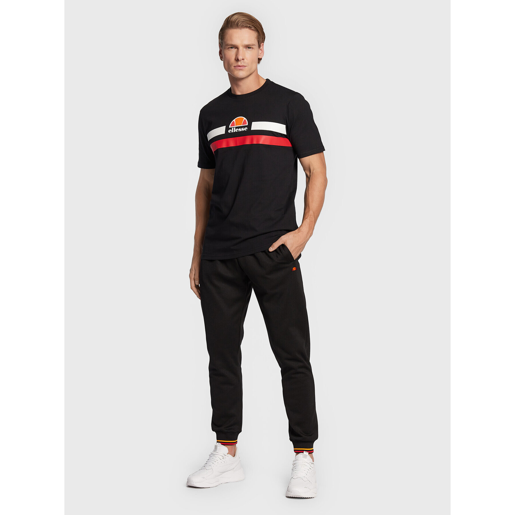 Ellesse Teplákové kalhoty Cesar SHP16445 Černá Regular Fit - Pepit.cz