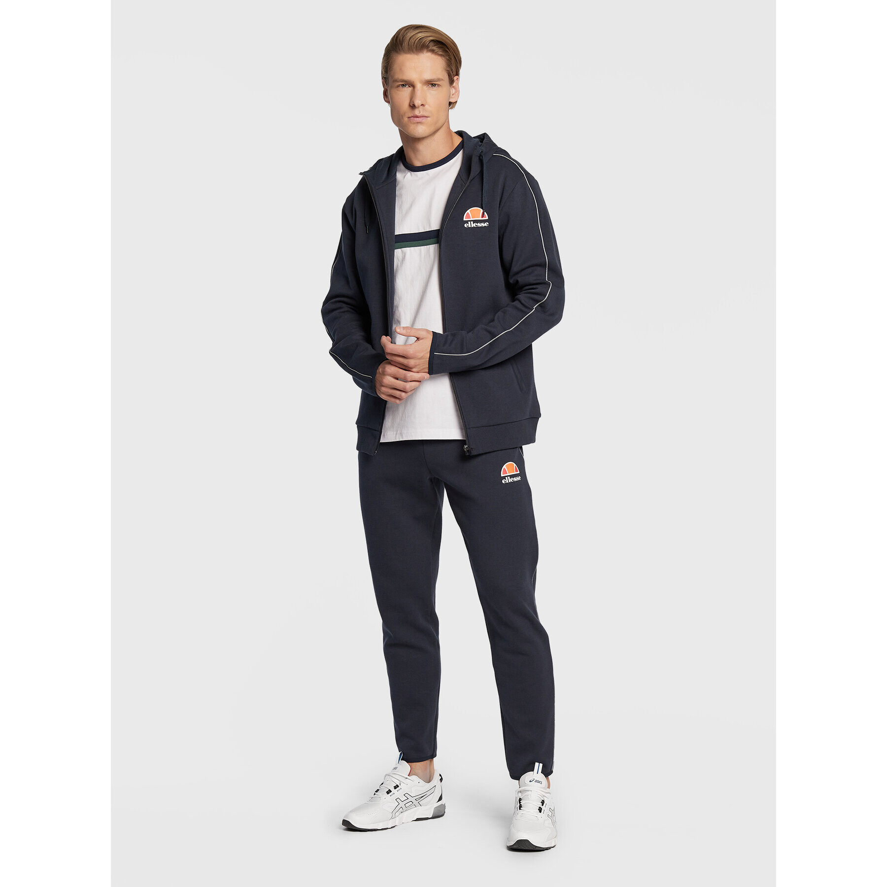 Ellesse Teplákové kalhoty Diruta SXG09897 Tmavomodrá Regular Fit - Pepit.cz