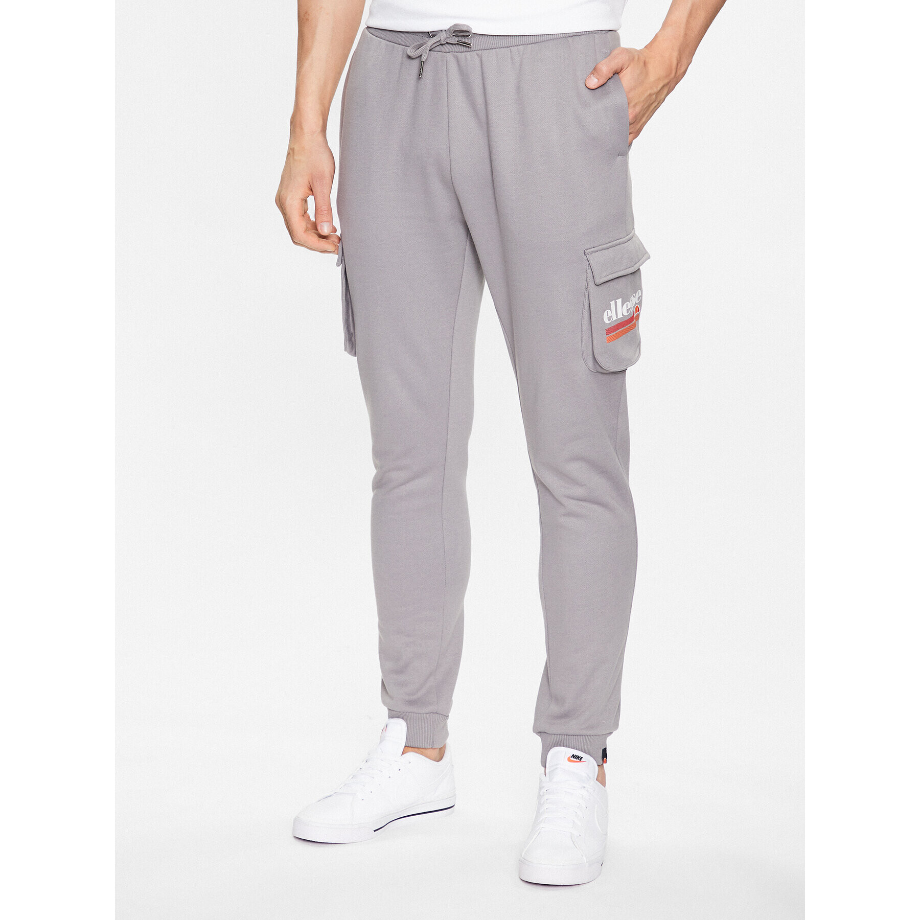 Ellesse Teplákové kalhoty Labico SHR17718 Šedá Regular Fit - Pepit.cz