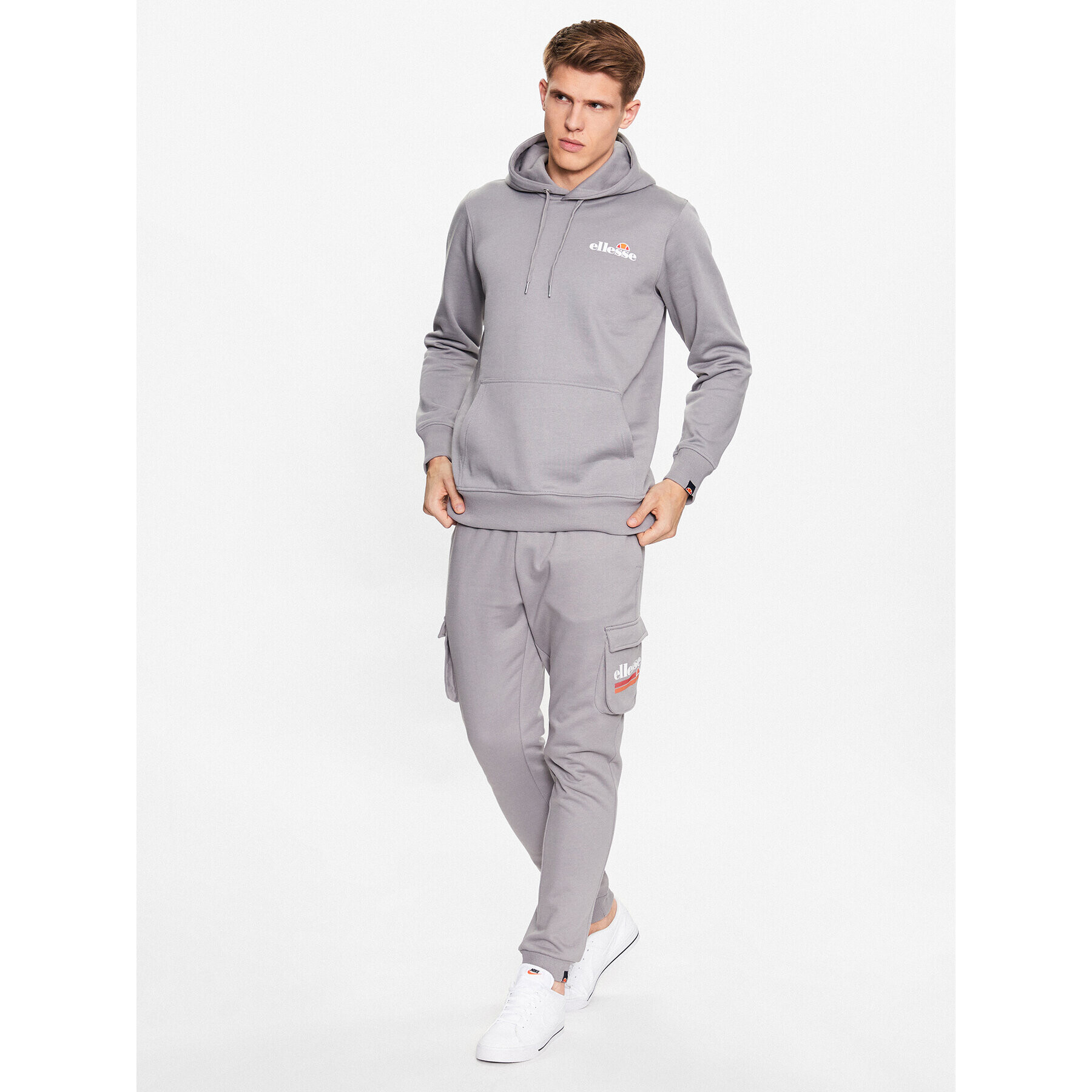 Ellesse Teplákové kalhoty Labico SHR17718 Šedá Regular Fit - Pepit.cz