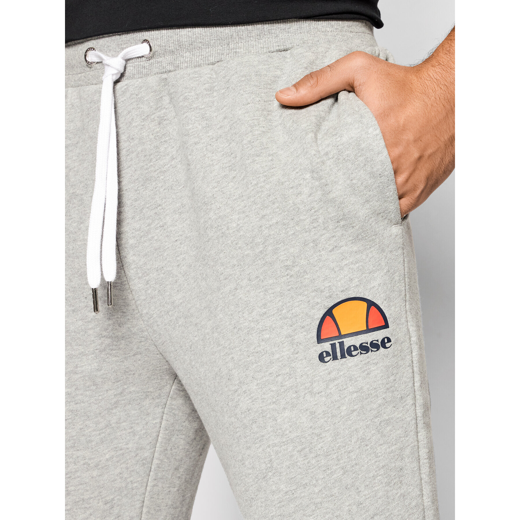 Ellesse Teplákové kalhoty Ovest SHS01763 Šedá Regular Fit - Pepit.cz