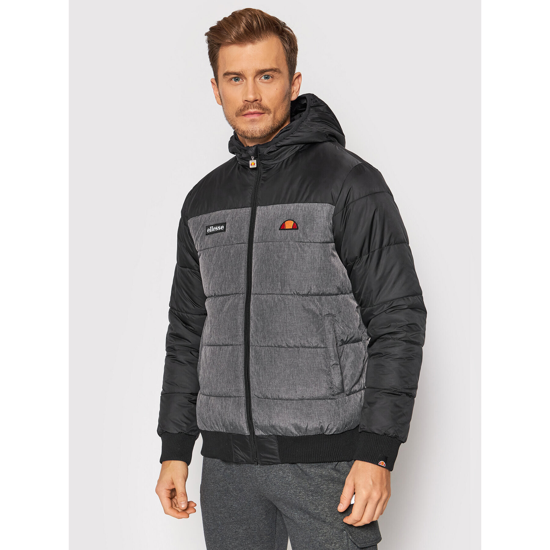 Ellesse Vatovaná bunda Brenta SHK07395 Šedá Regular Fit - Pepit.cz