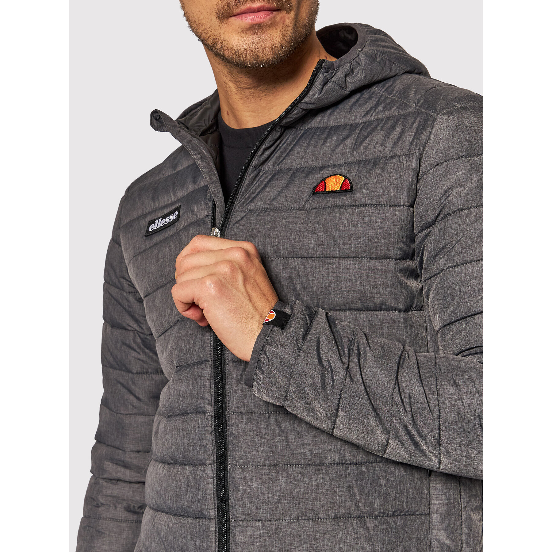 Ellesse Vatovaná bunda Lombardy Padded SHS01115 Šedá Regular Fit - Pepit.cz