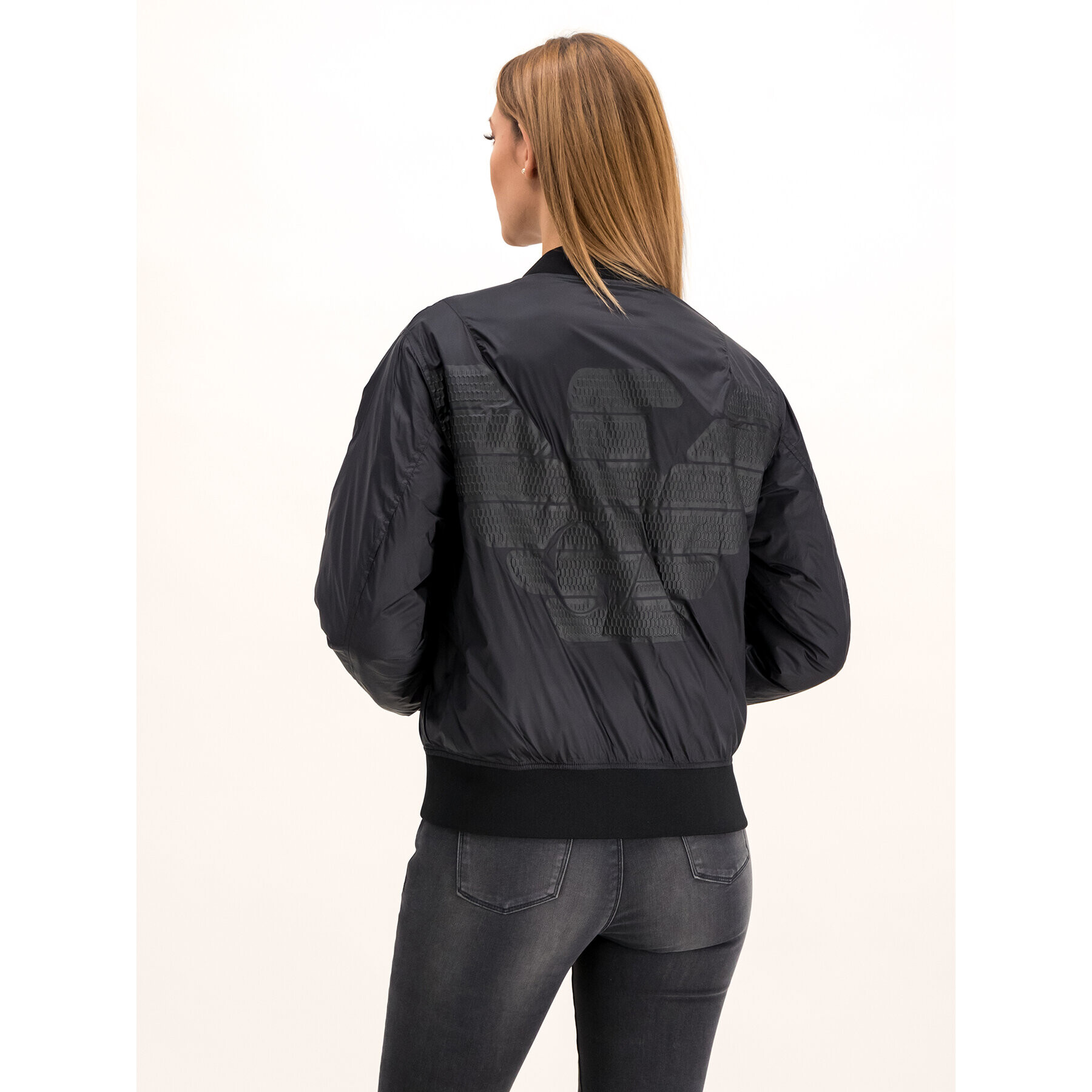 Emporio Armani Bunda bomber 6G2B98 1NGFZ 0999 Černá Regular Fit - Pepit.cz