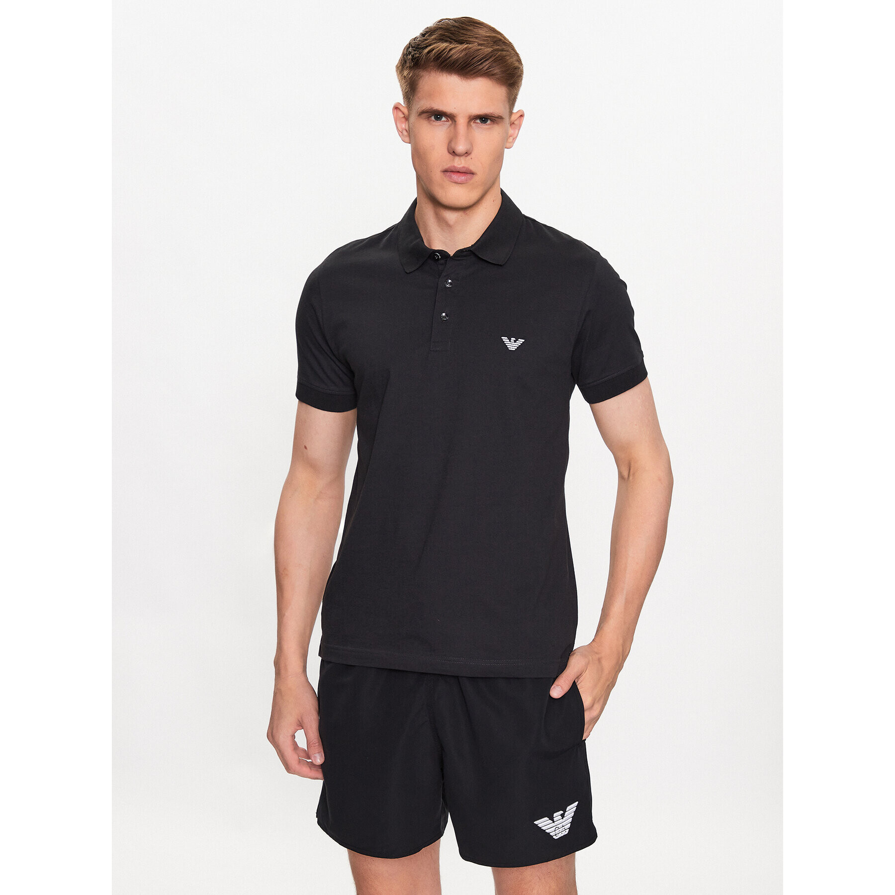 Emporio Armani Polokošile 211804 3R461 00020 Černá Regular Fit - Pepit.cz