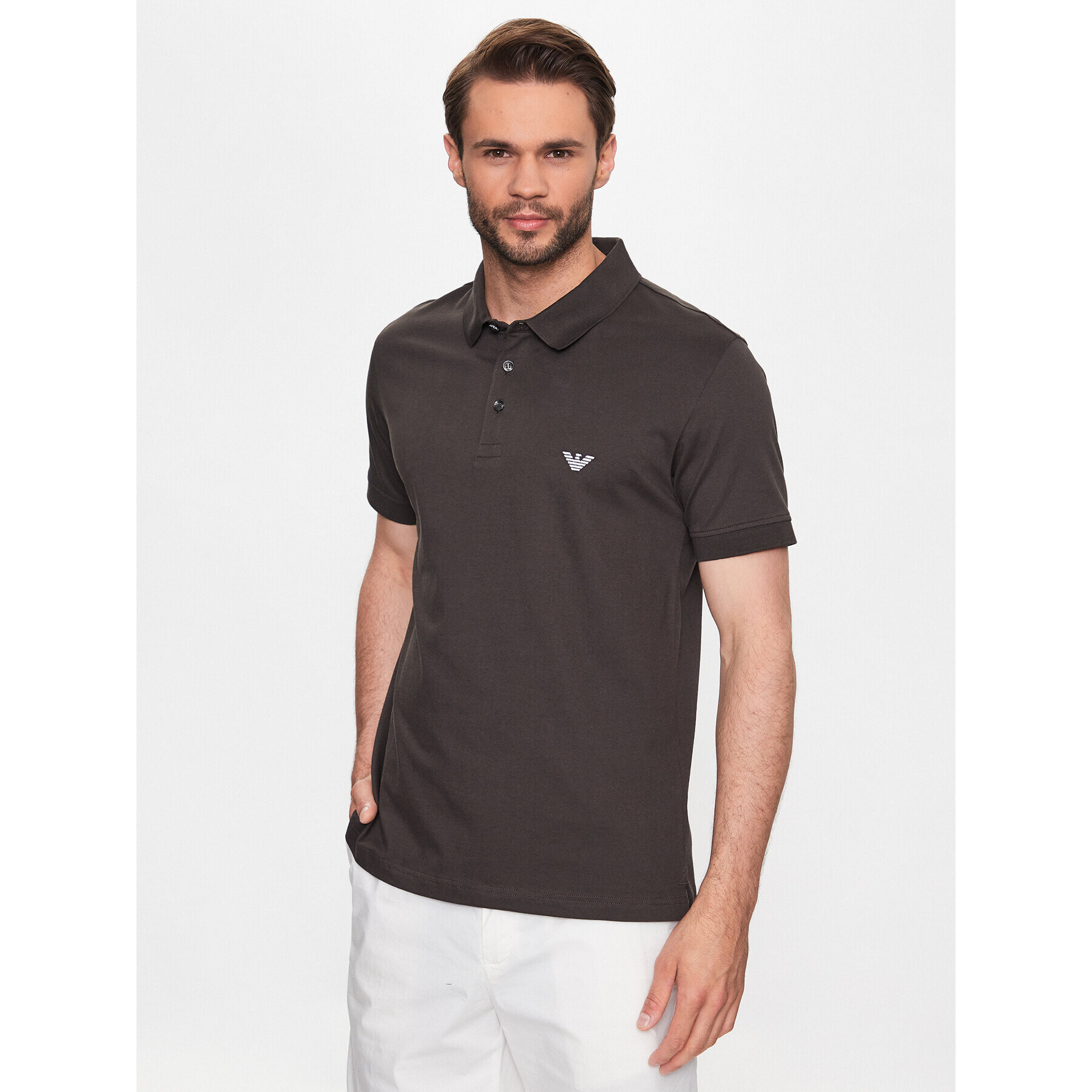 Emporio Armani Polokošile 211804 3R461 06154 Šedá Regular Fit - Pepit.cz