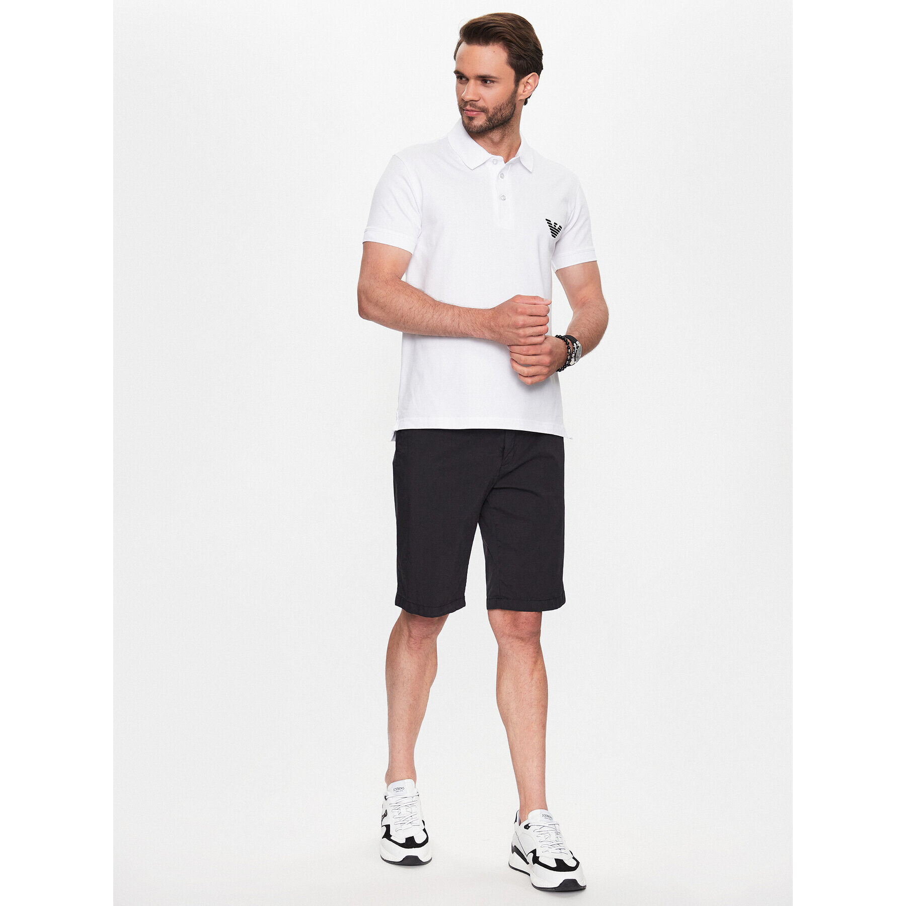 Emporio Armani Polokošile 211804 3R482 00010 Bílá Regular Fit - Pepit.cz