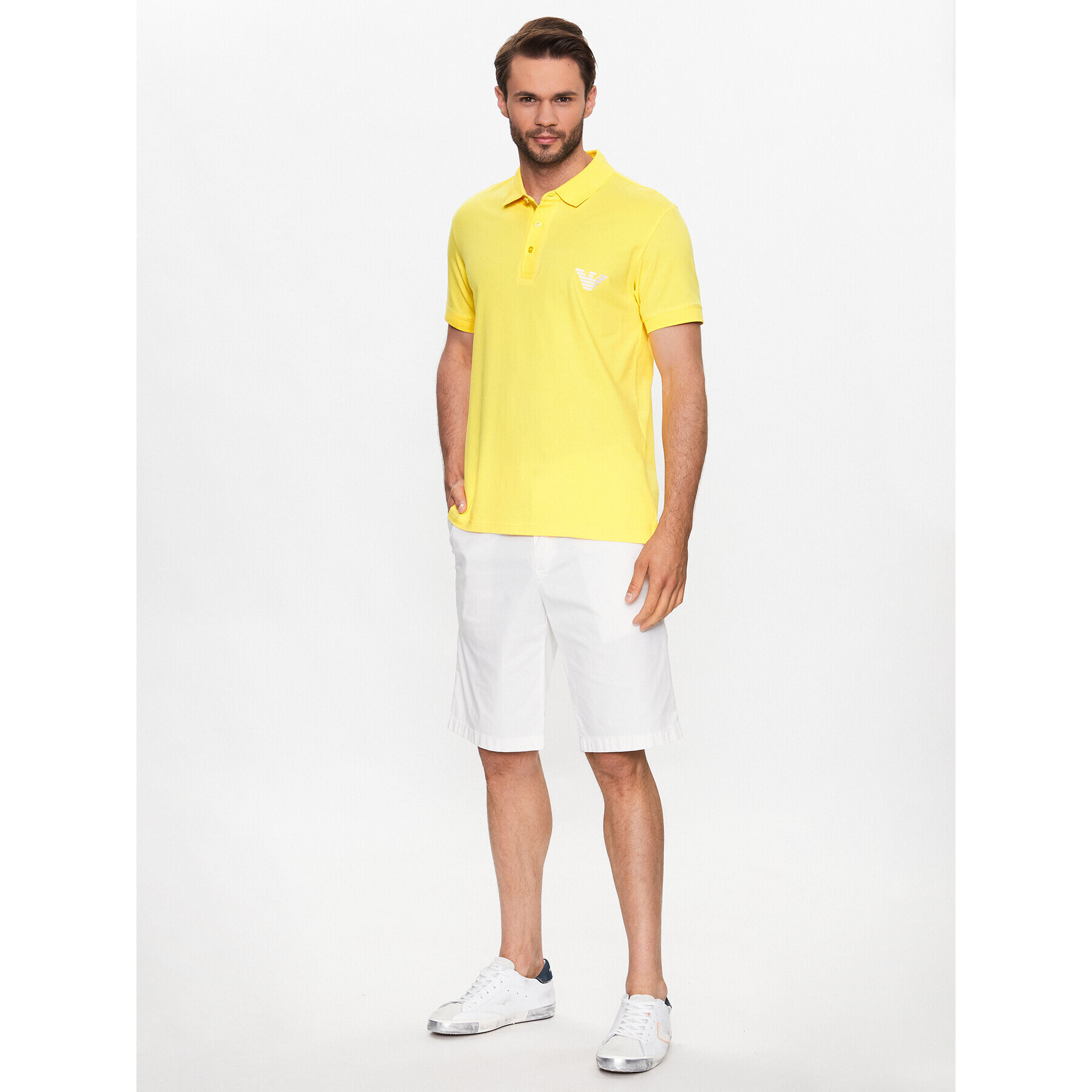 Emporio Armani Polokošile 211804 3R482 10760 Žlutá Regular Fit - Pepit.cz