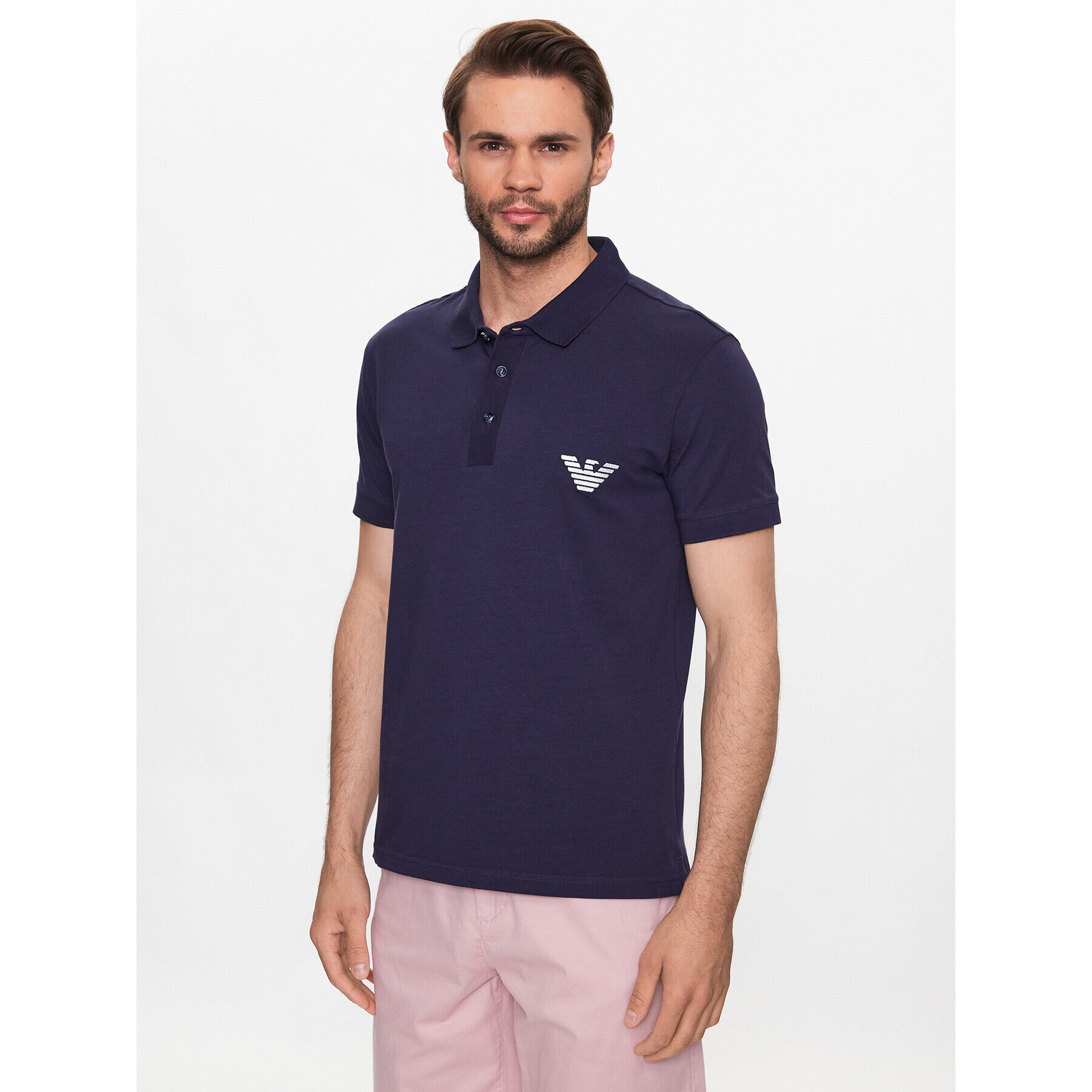 Emporio Armani Polokošile 211804 3R482 48336 Tmavomodrá Regular Fit - Pepit.cz