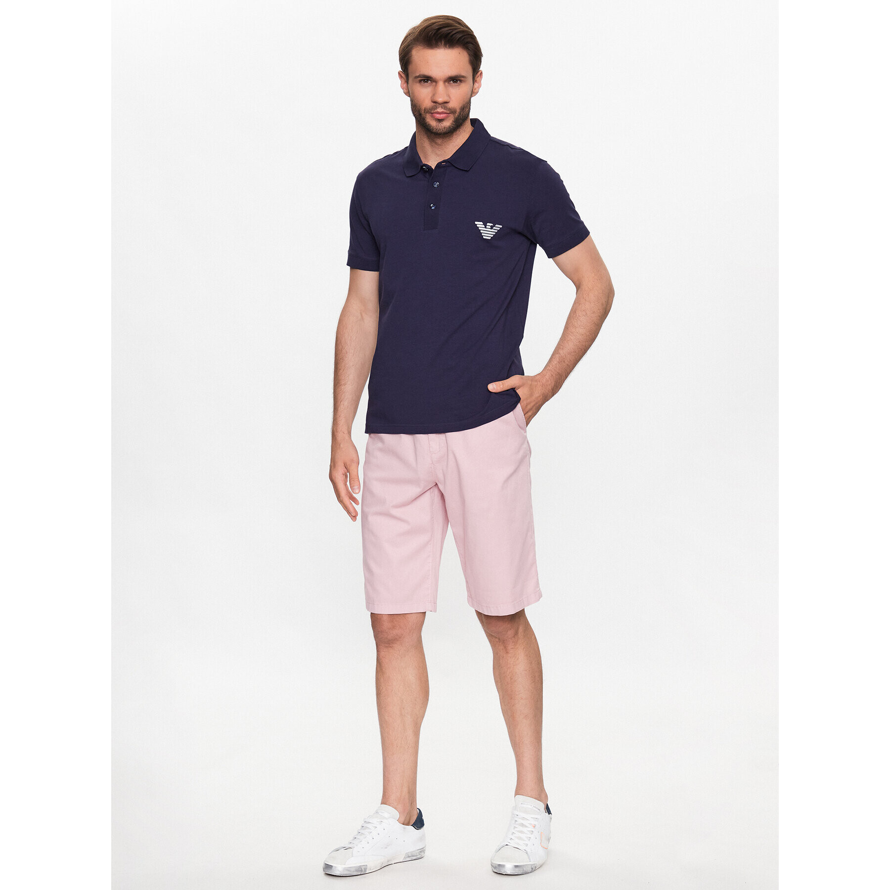 Emporio Armani Polokošile 211804 3R482 48336 Tmavomodrá Regular Fit - Pepit.cz