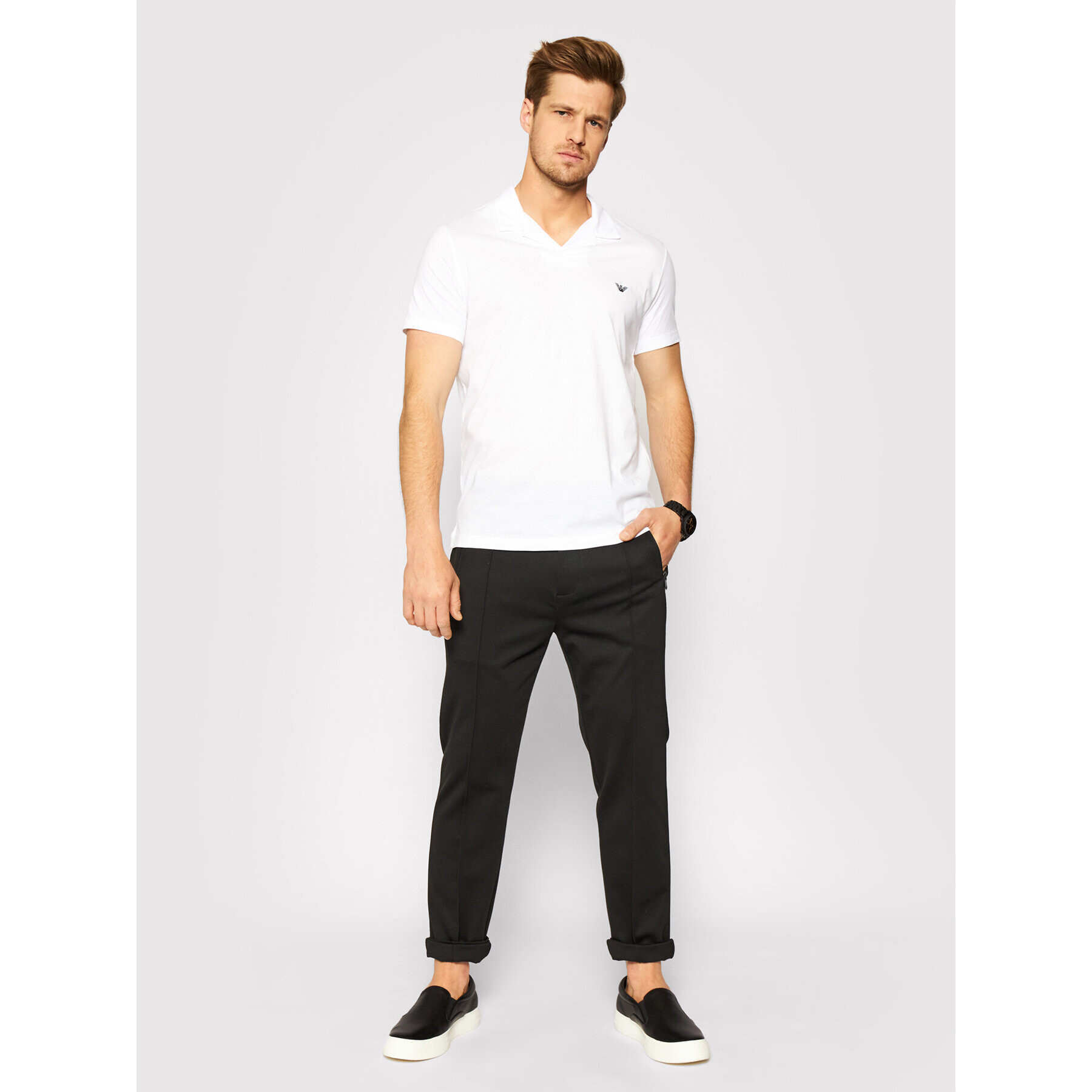 Emporio Armani Polokošile 211837 1P472 00010 Bílá Regular Fit - Pepit.cz