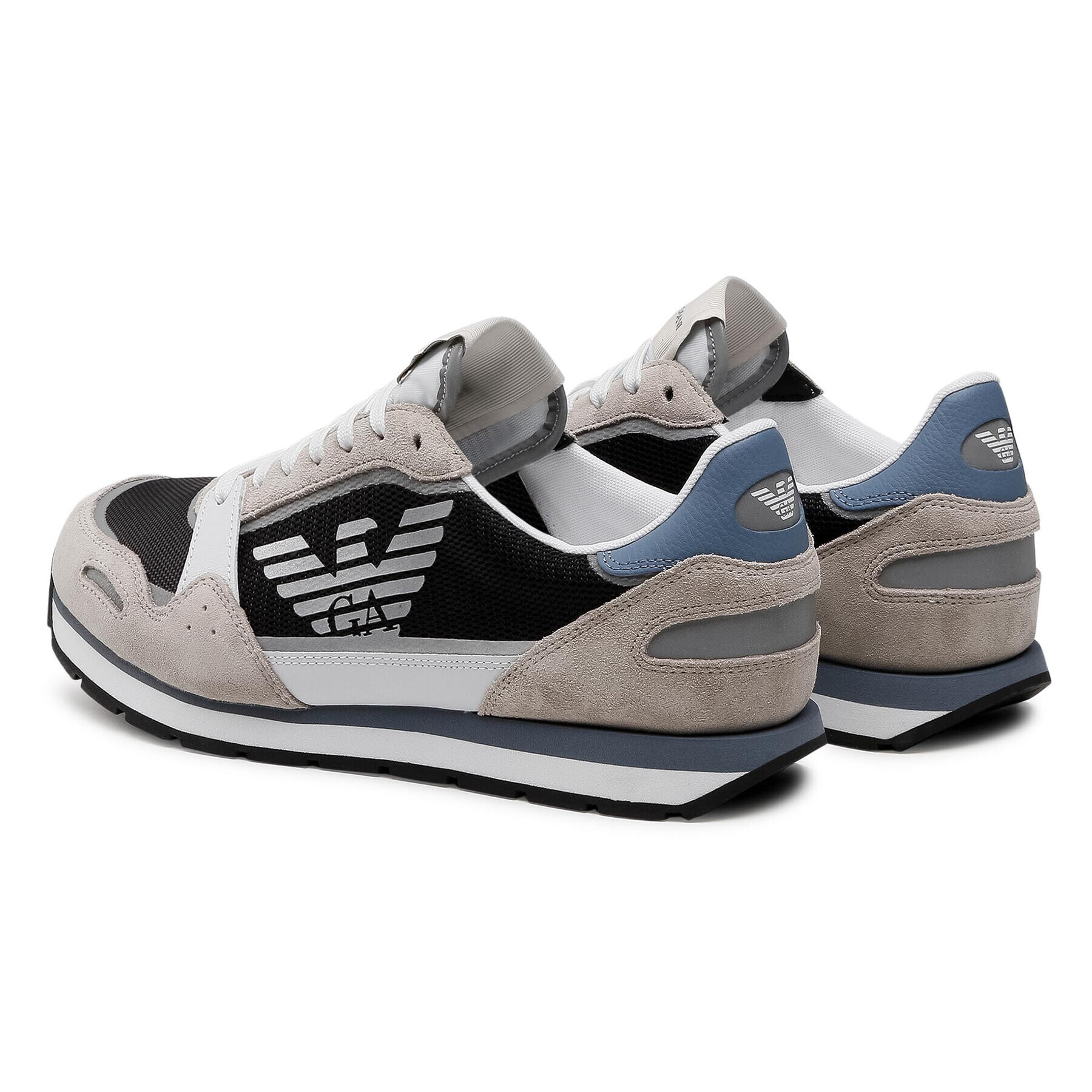 Emporio Armani Sneakersy X4X537 XM678 Q091 Šedá - Pepit.cz