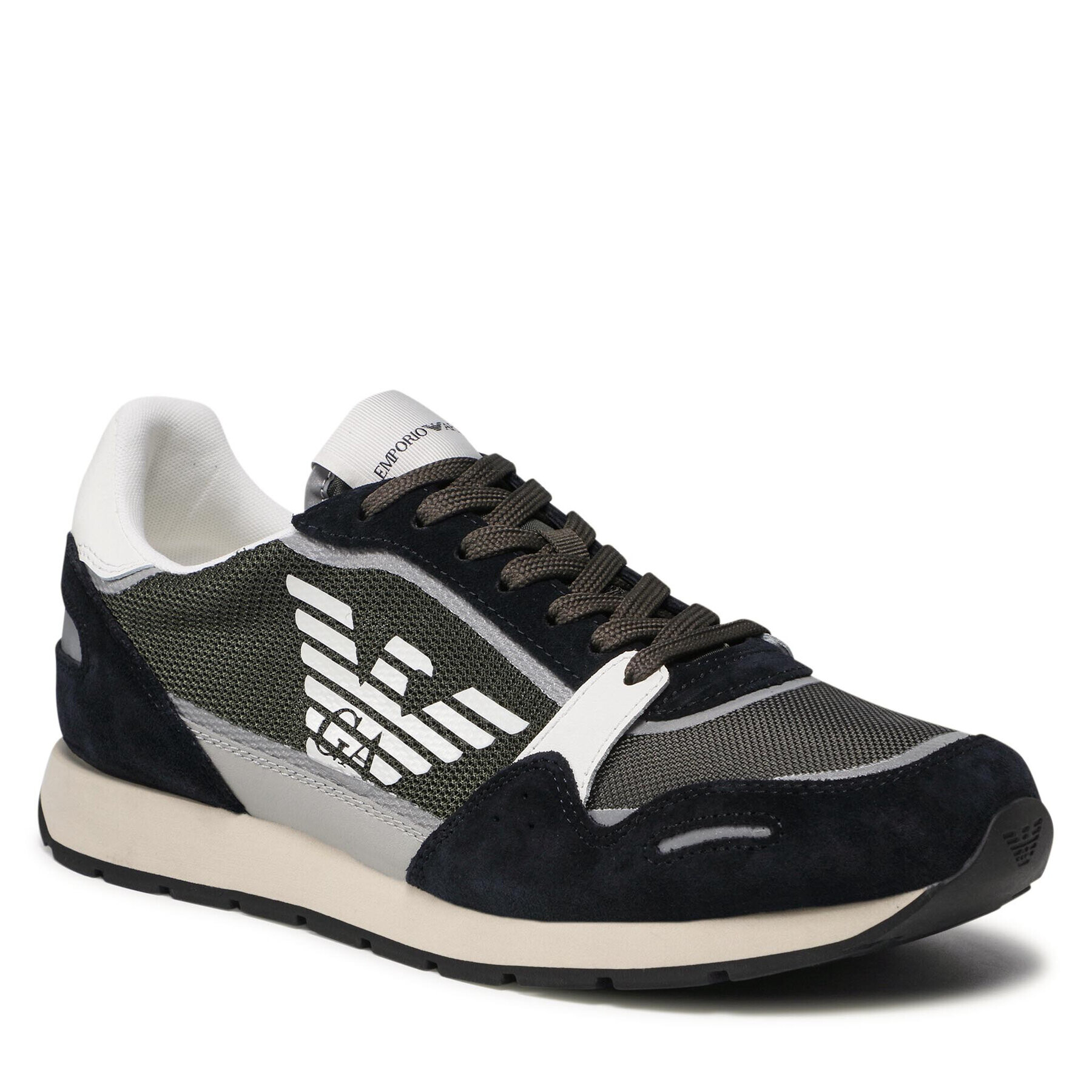 Emporio Armani Sneakersy X4X537 XM678 Q446 Khaki - Pepit.cz