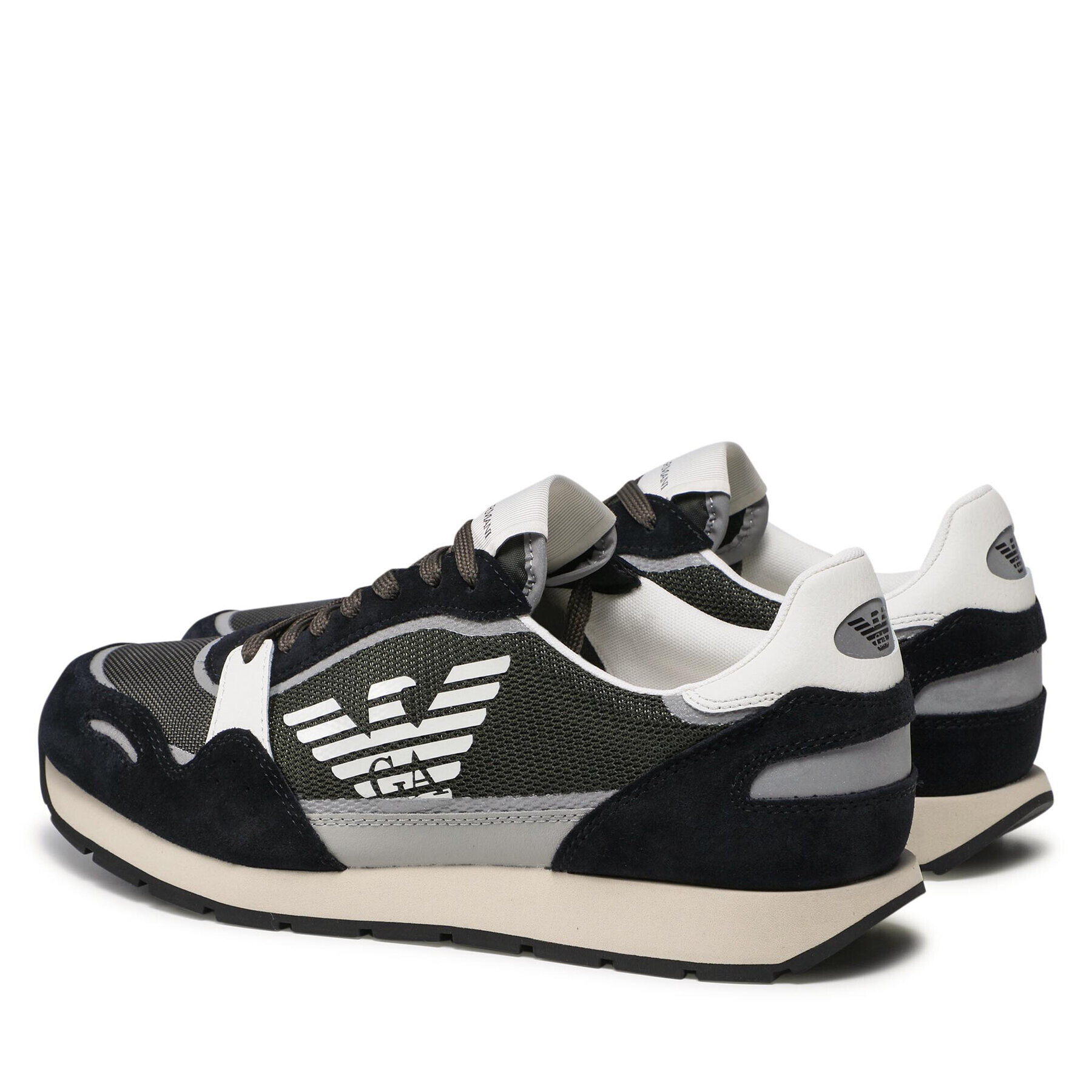 Emporio Armani Sneakersy X4X537 XM678 Q446 Khaki - Pepit.cz