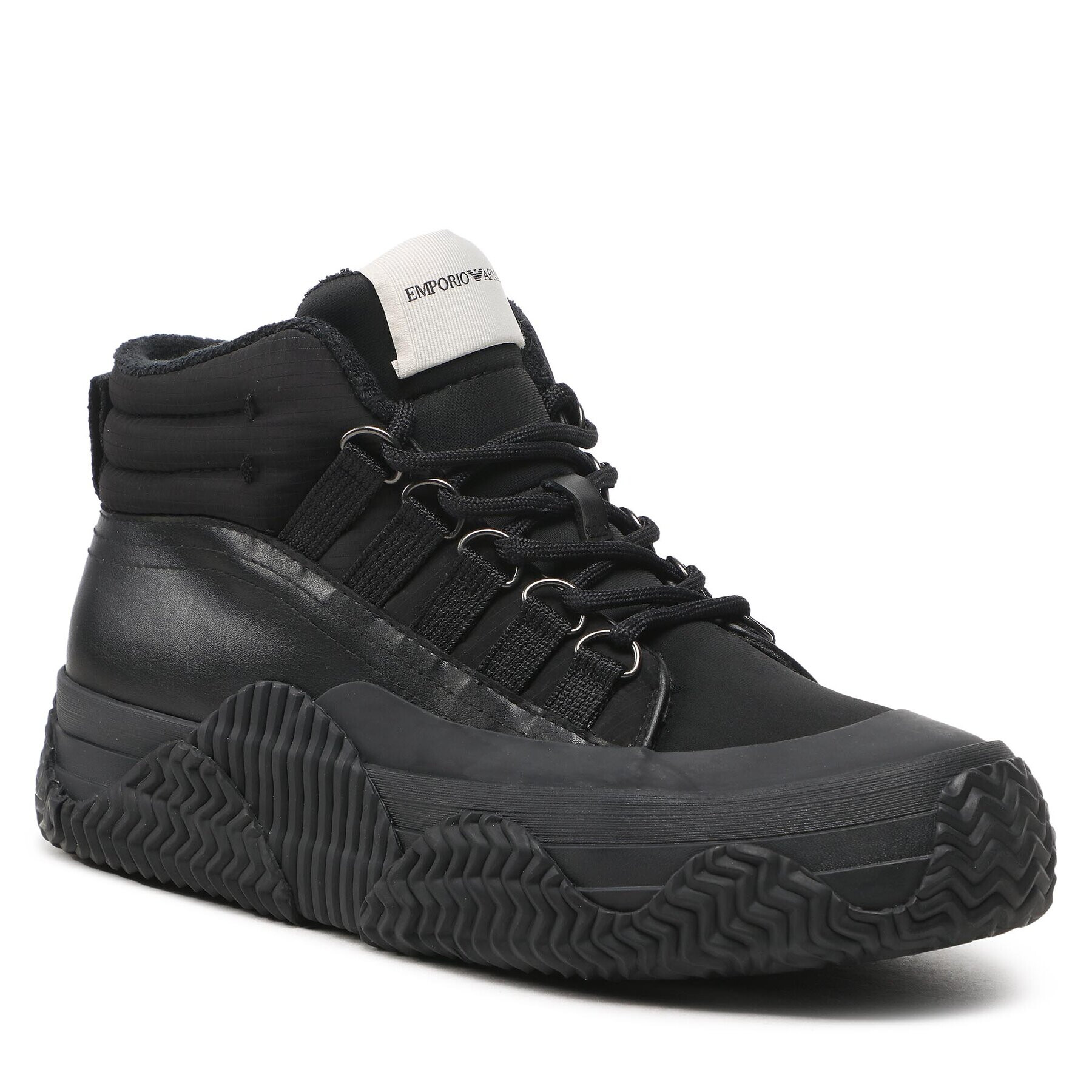 Emporio Armani Sneakersy X4Z116 XN738 K001 Černá - Pepit.cz