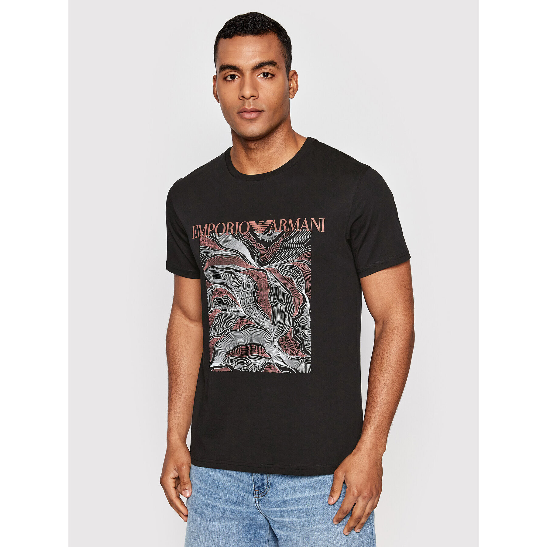 Emporio Armani T-Shirt 211818 2R468 12021 Černá Regular Fit - Pepit.cz