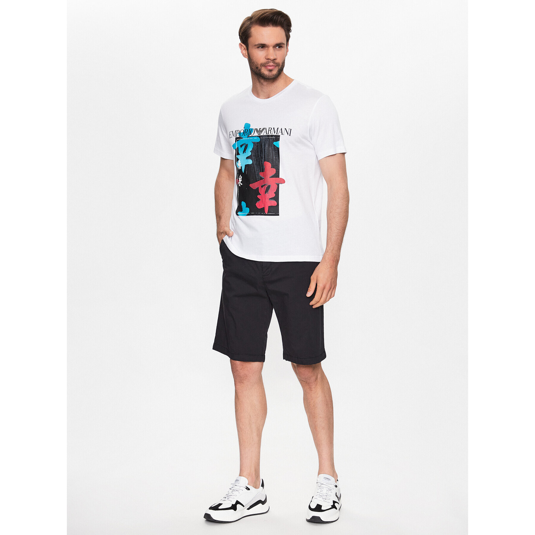 Emporio Armani T-Shirt 211818 3R468 98110 Bílá Regular Fit - Pepit.cz