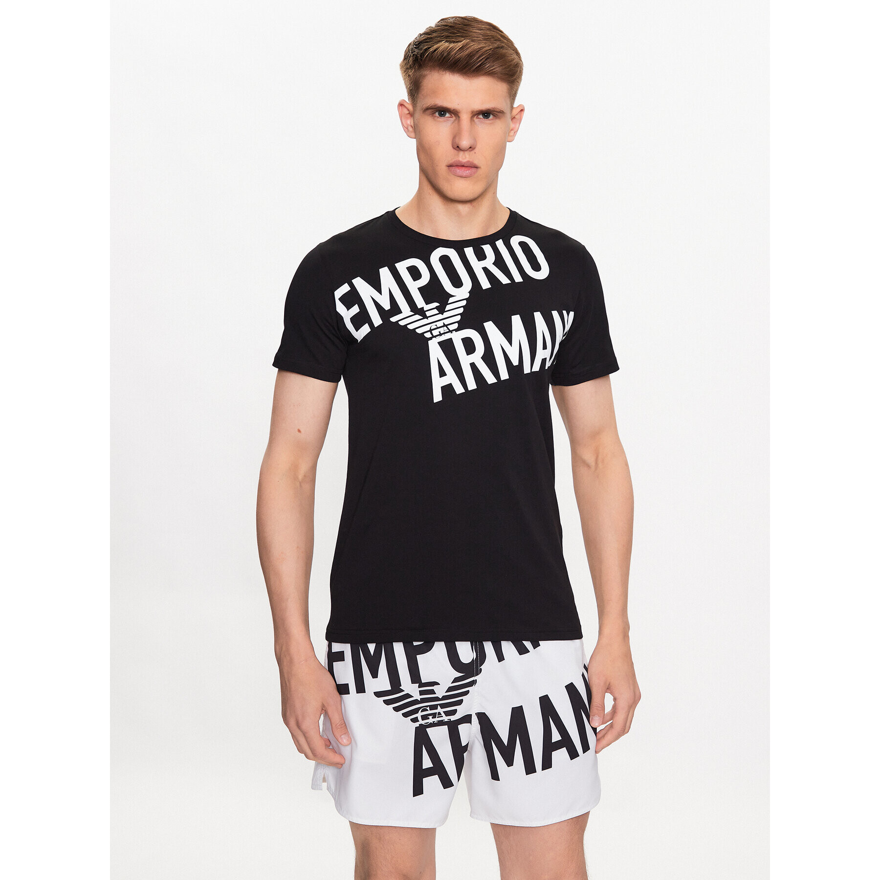 Emporio Armani T-Shirt 211818 3R476 21921 Černá Regular Fit - Pepit.cz