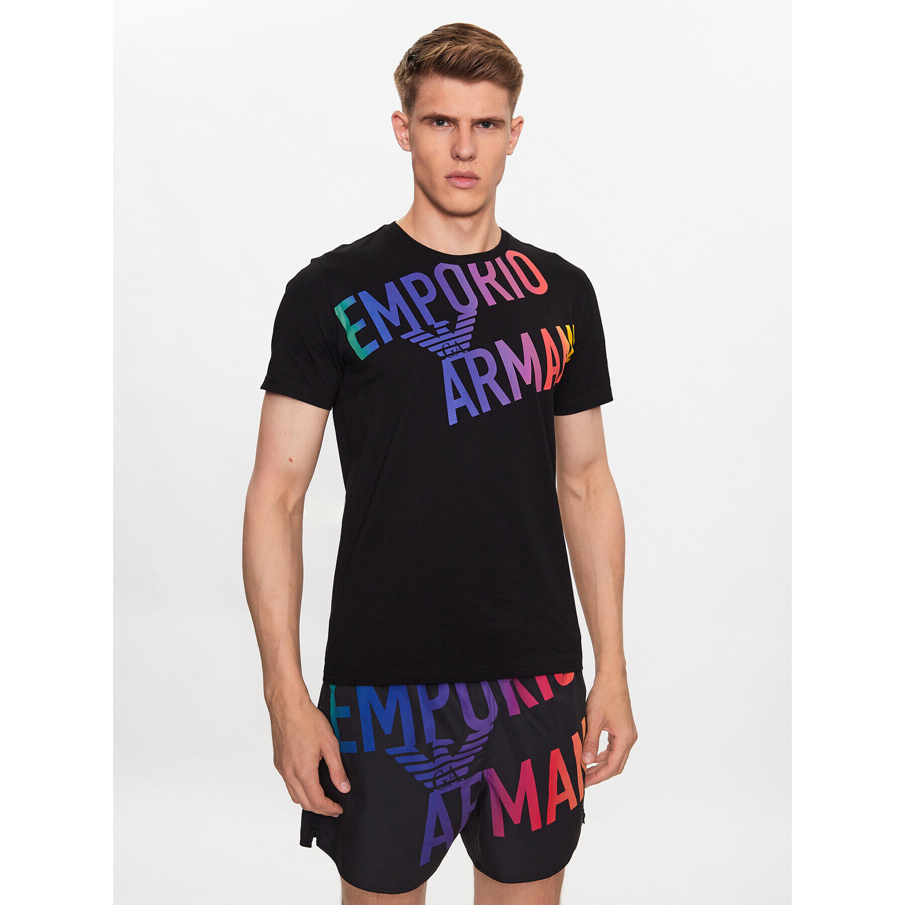 Emporio Armani T-Shirt 211818 3R476 22121 Černá Regular Fit - Pepit.cz